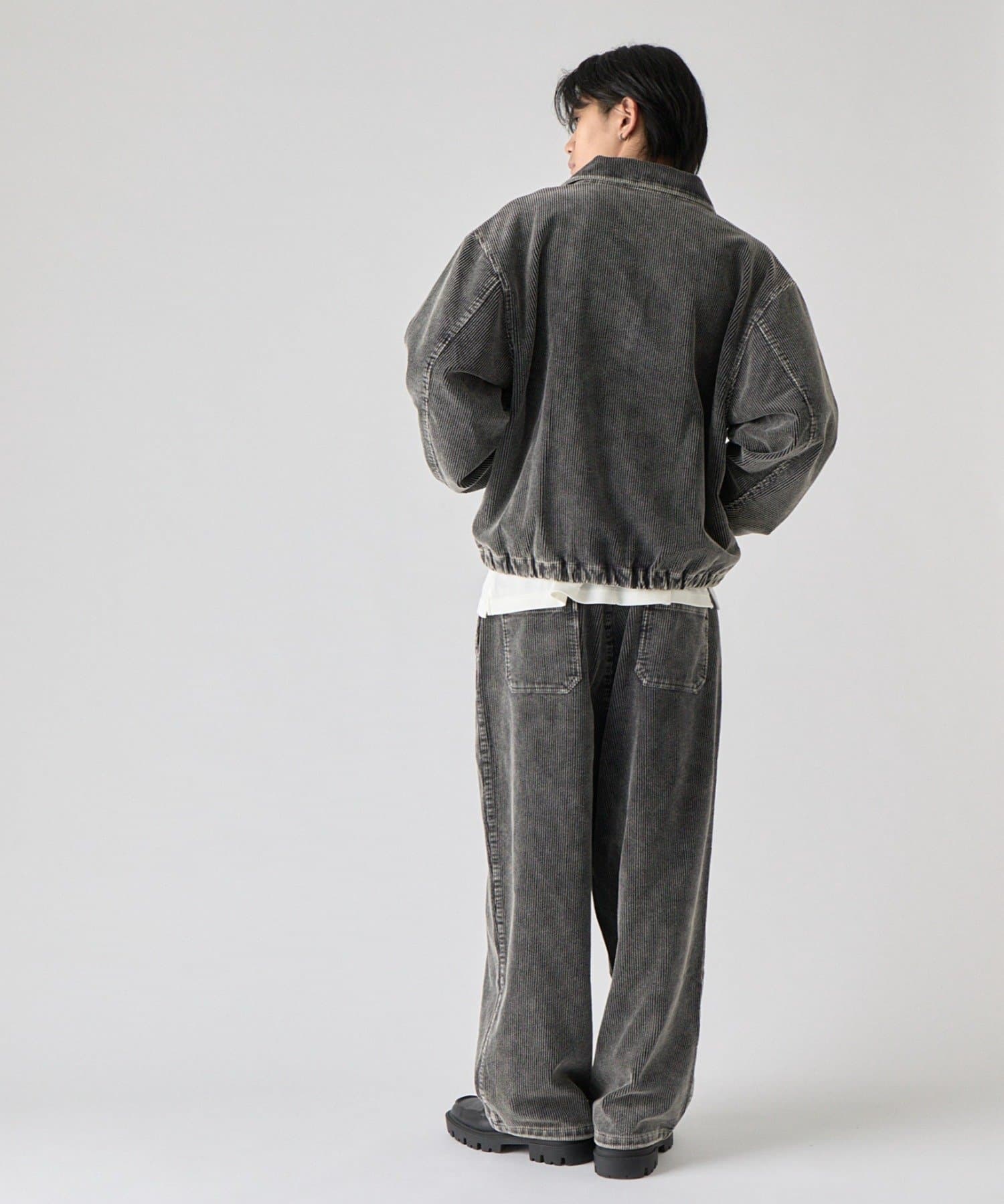 -goocy-(グーシー) ケミカルコーデュロイ ワイドイージーパンツ