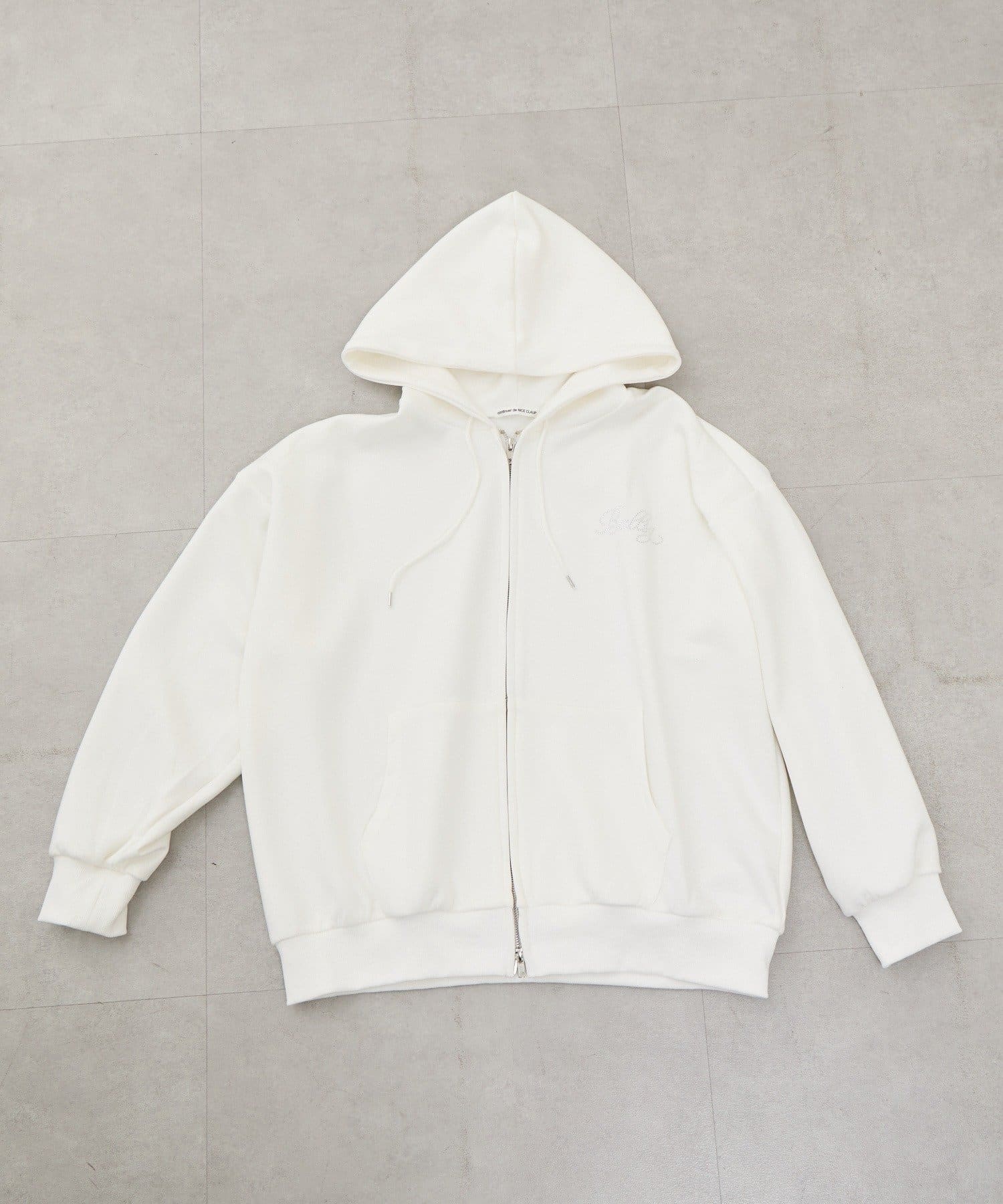NICE CLAUP / OLIVE des OLIVE OUTLET(ナイスクラップ  / オリーブ デ オリーブ アウトレット) 【continuer】キラキラロゴBIGパーカー