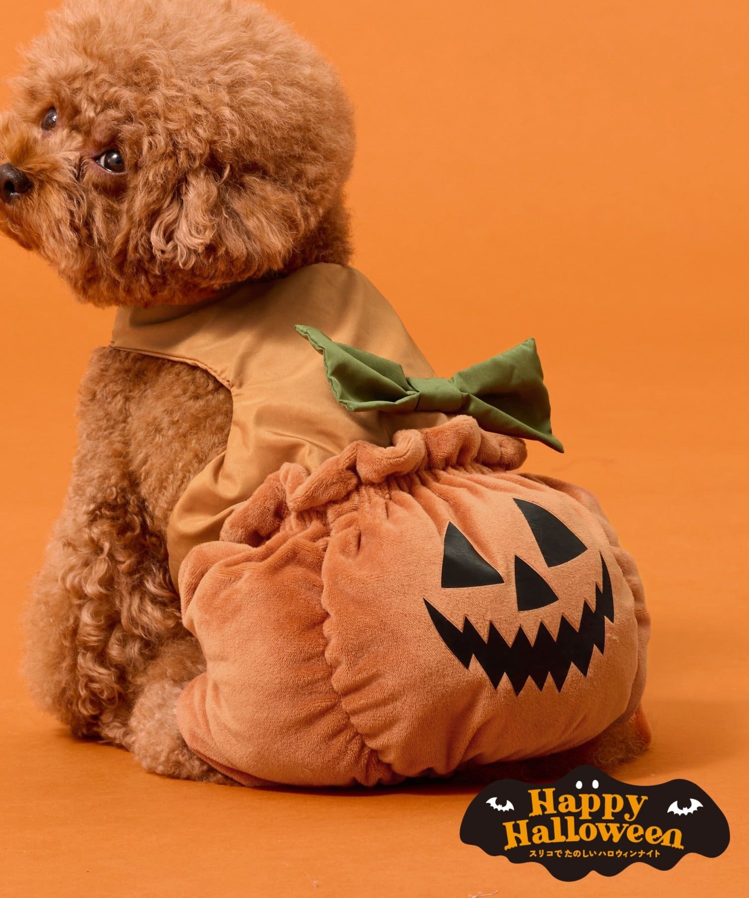 3COINS(スリーコインズ) ペット用パンプキンパンツ／Happy Halloween