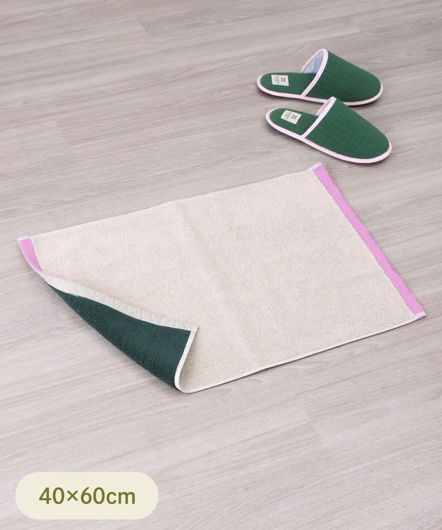 3COINS(スリーコインズ) バスマット：40×60cm