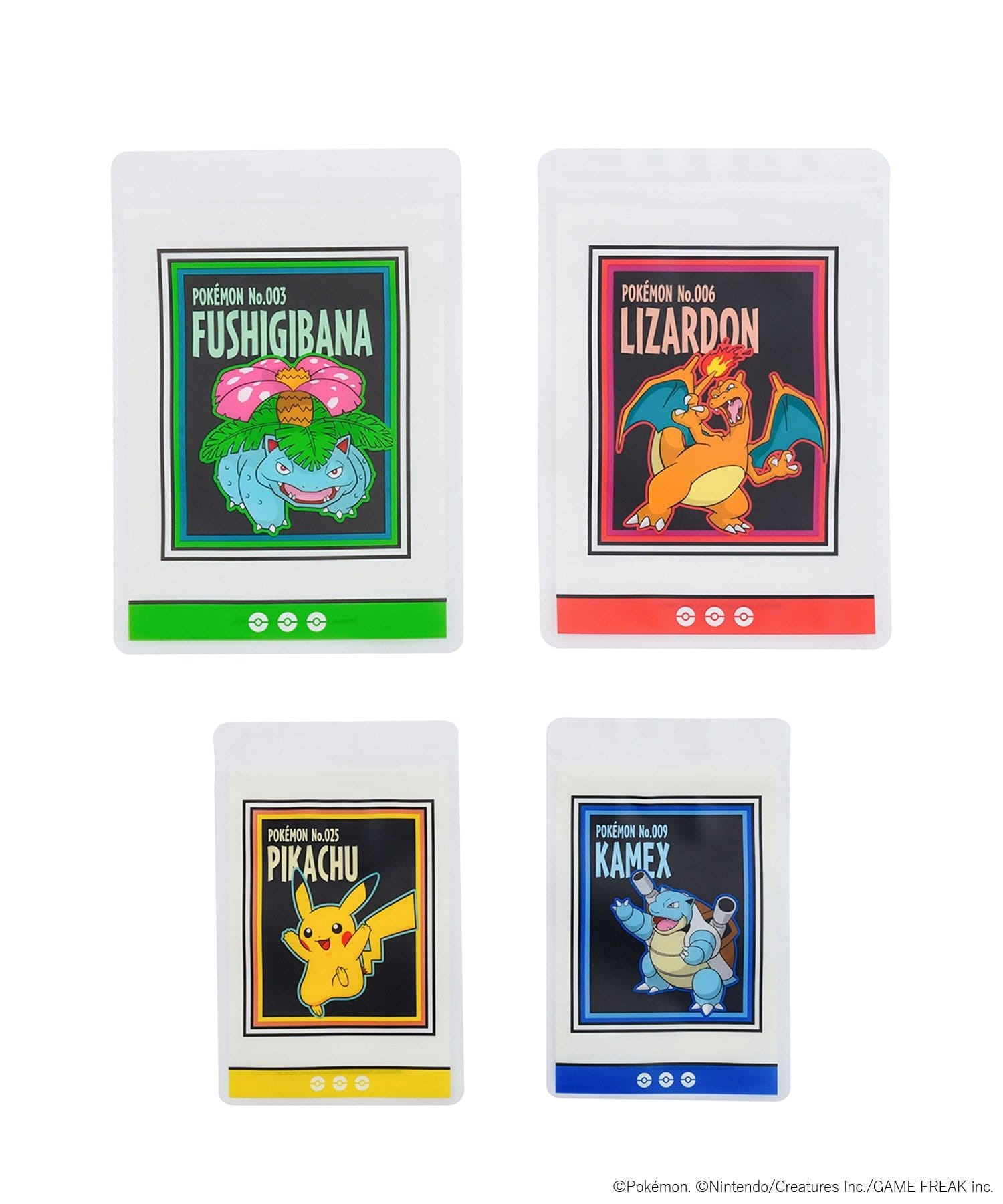 3COINS(スリーコインズ) ストックバッグセット／ポケモン30周年