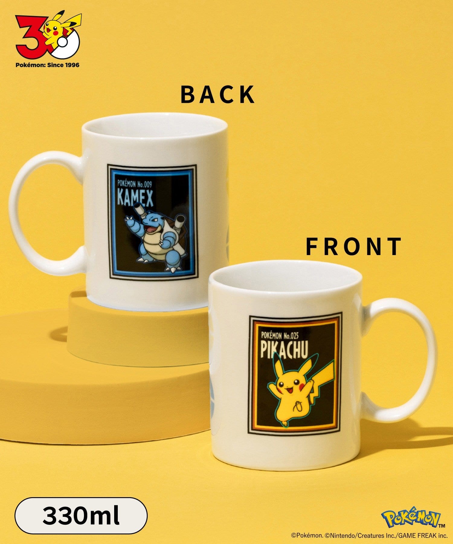 3COINS(スリーコインズ) マグカップ：330ml／ポケモン30周年
