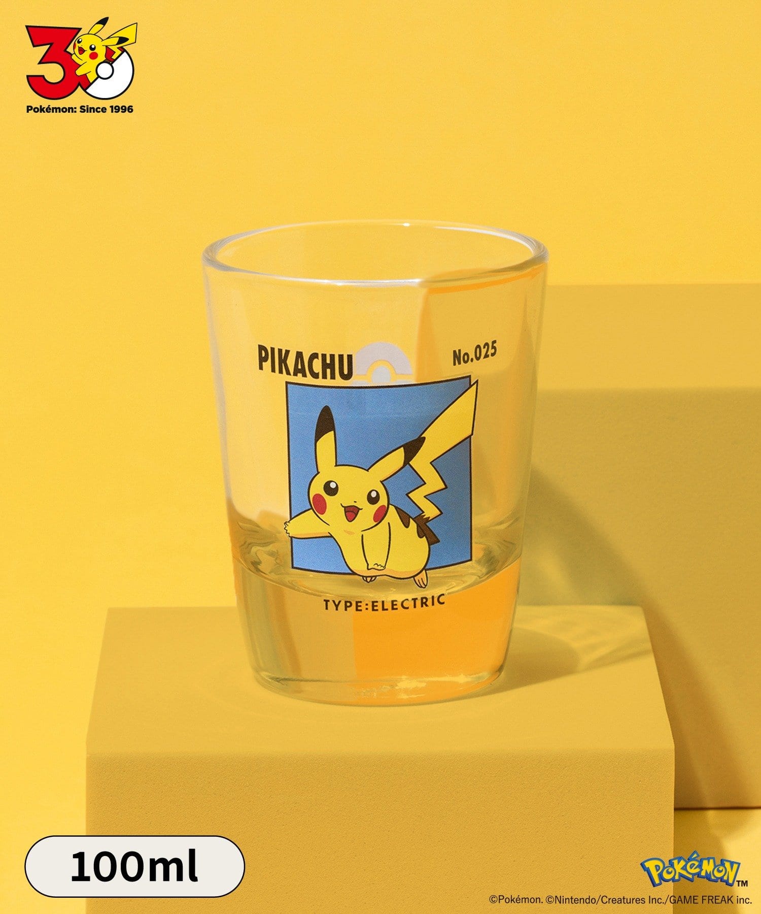 3COINS(スリーコインズ) ミニグラス：100ml／ポケモン30周年