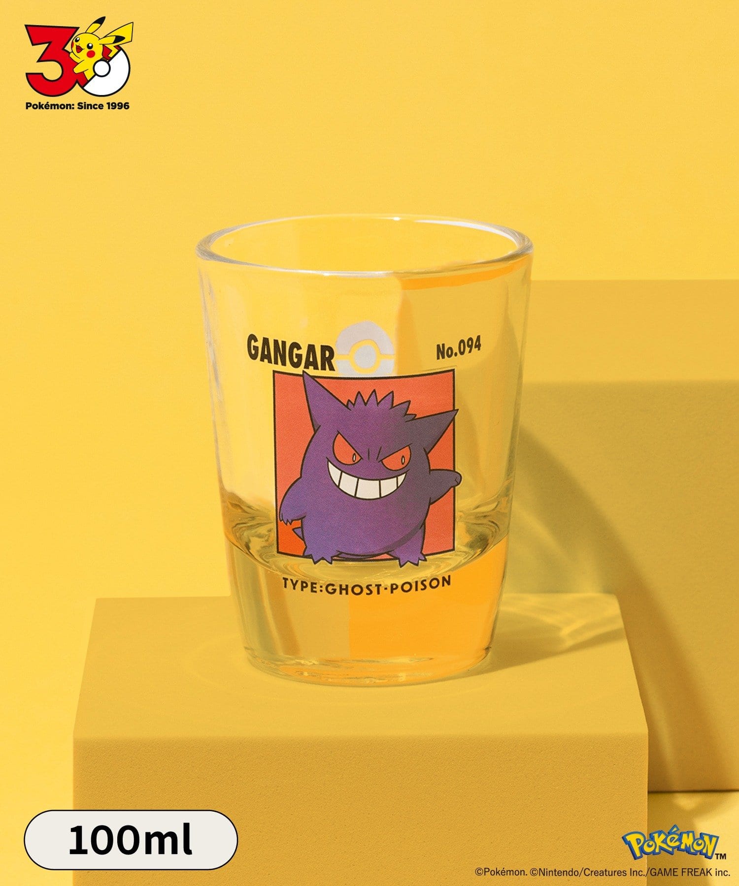 3COINS(スリーコインズ) ミニグラス：100ml／ポケモン30周年