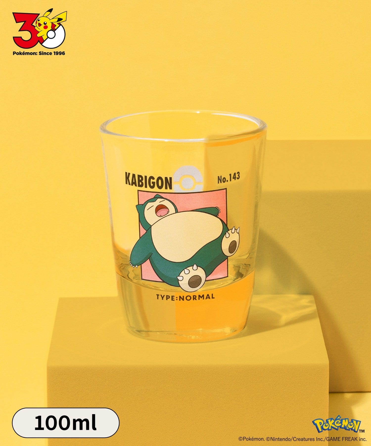 3COINS(スリーコインズ) ミニグラス：100ml／ポケモン30周年