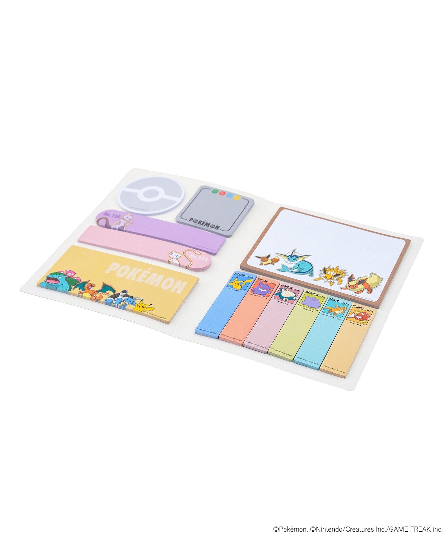 3COINS(スリーコインズ) BOOK型ふせんセット／ポケモン30周年