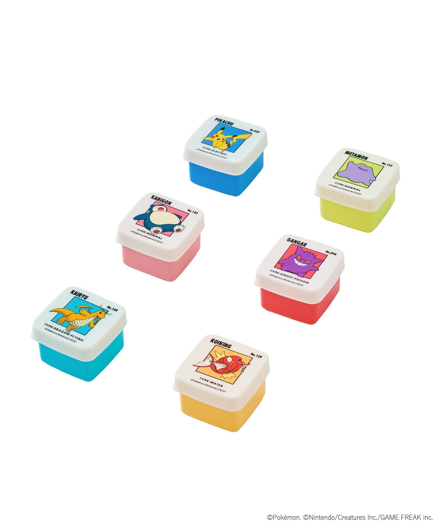 3COINS(スリーコインズ) ミニフードコンテナ6個セット／ポケモン30周年