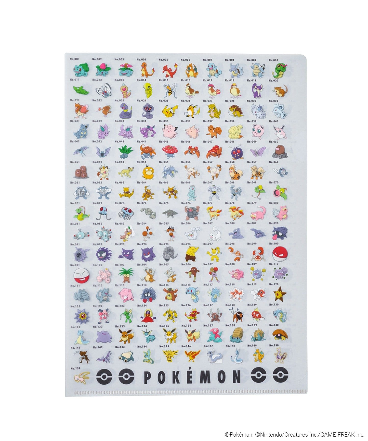 3COINS(スリーコインズ) クリアファイル3枚セット／ポケモン30周年
