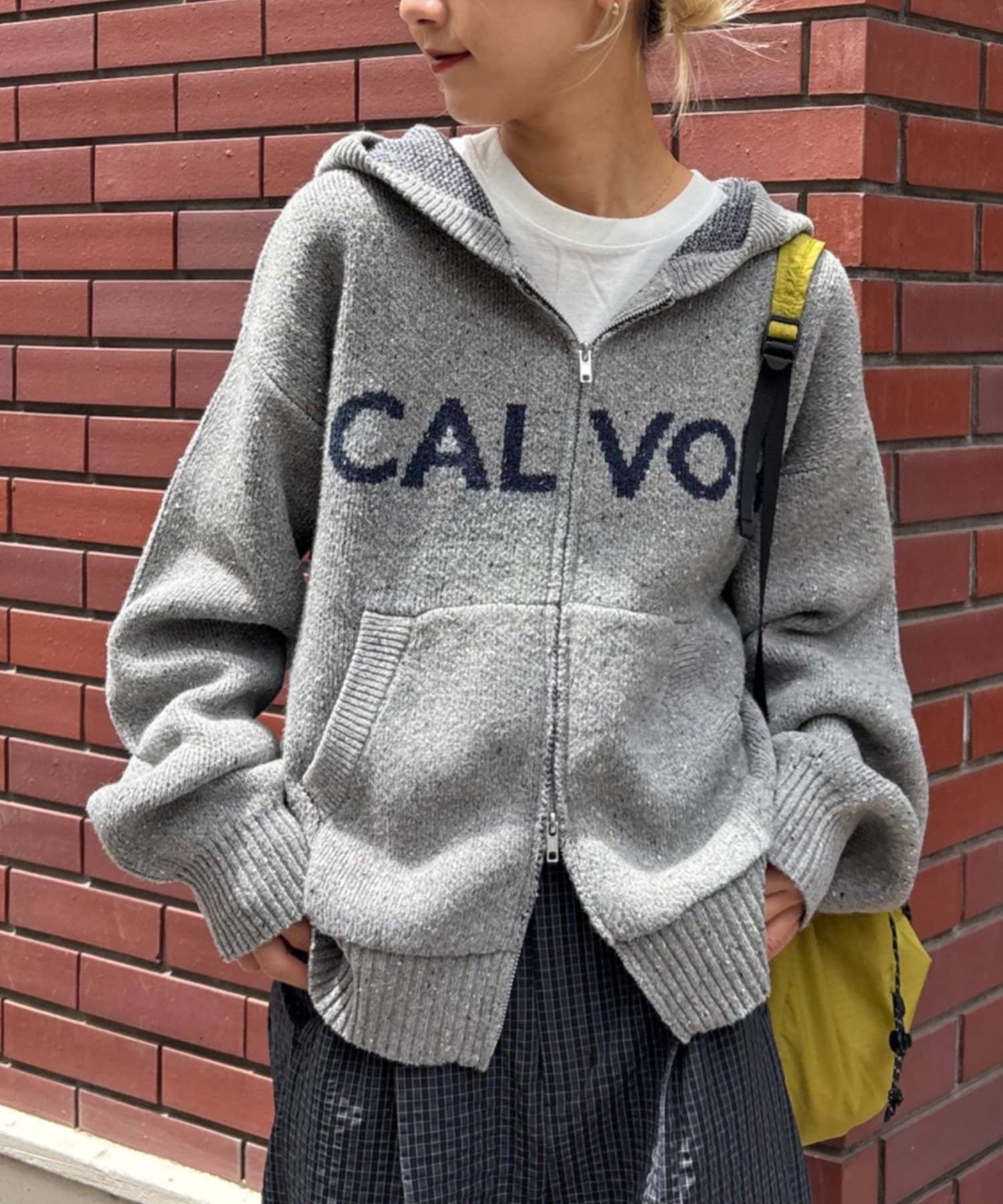 CIAOPANIC TYPY(チャオパニックティピー) ネップヤーンダブルジャガードニットジップパカー【WEB限定カラーあり】