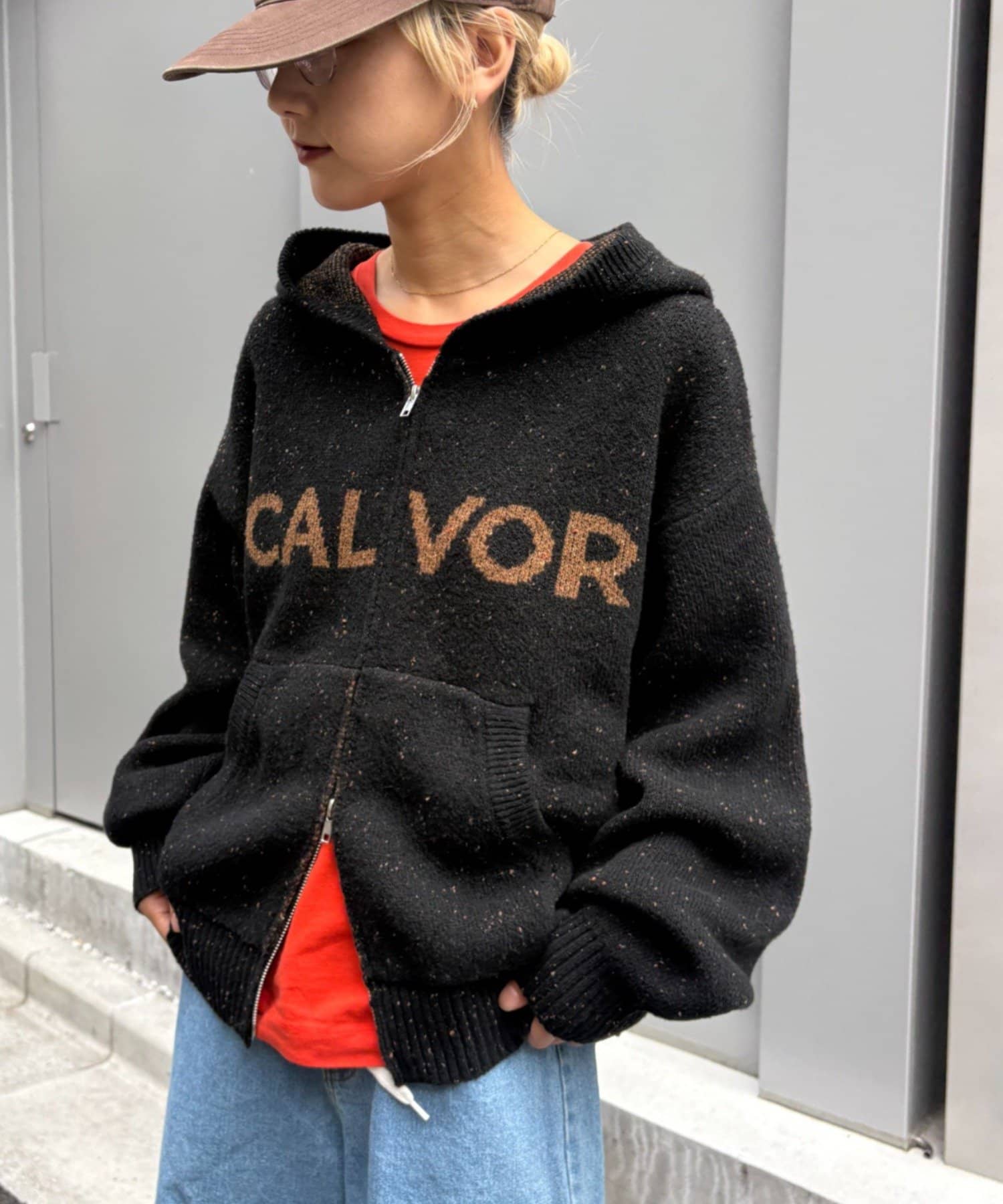 CIAOPANIC TYPY(チャオパニックティピー) ネップヤーンダブルジャガードニットジップパカー【WEB限定カラーあり】