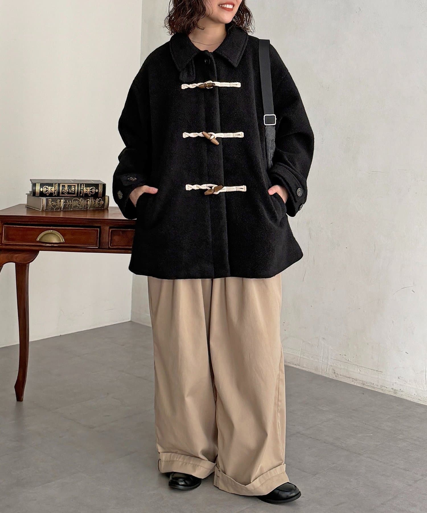 CPCM(シーピーシーエム) スライバーダッフルミドルコート
