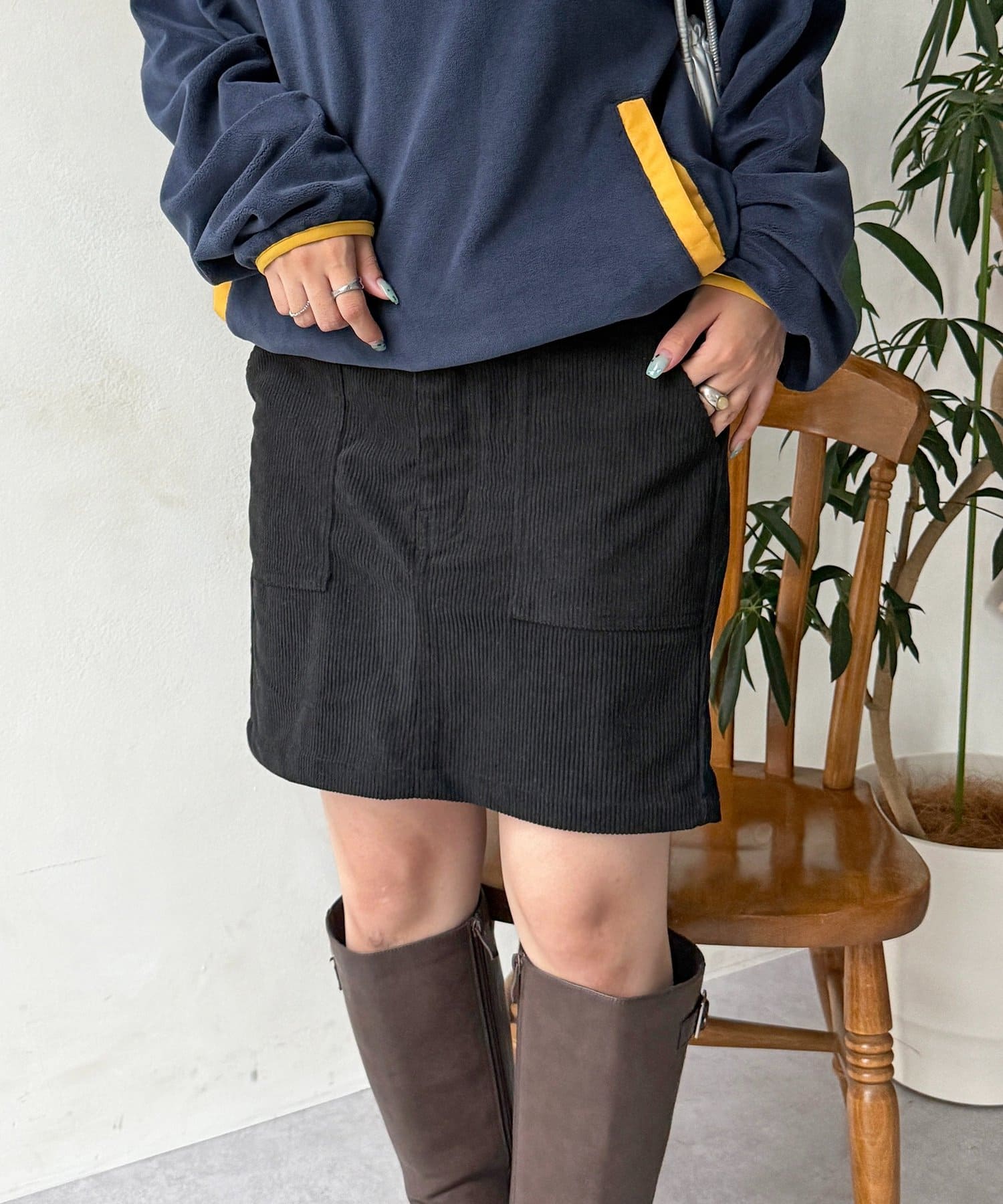 CPCM(シーピーシーエム) コーデュロイミニスカート