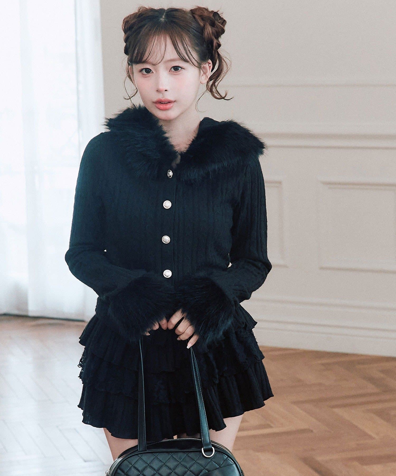 OLIVE des OLIVE(オリーブ デ オリーブ) 【Premium order】ケーブルパーカー