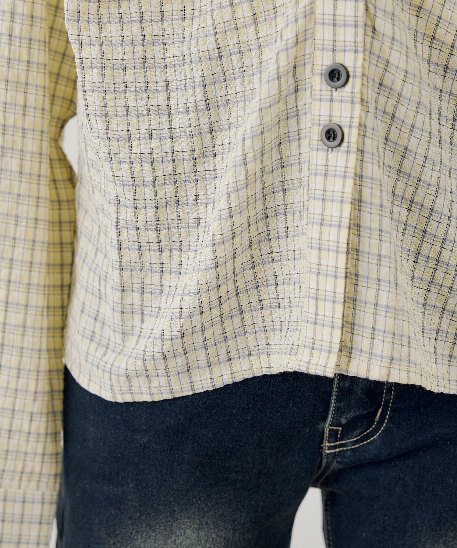 NICE CLAUP / OLIVE des OLIVE OUTLET(ナイスクラップ  / オリーブ デ オリーブ アウトレット) 【ANOTHER BRANCH】チェックギャザーブラウス