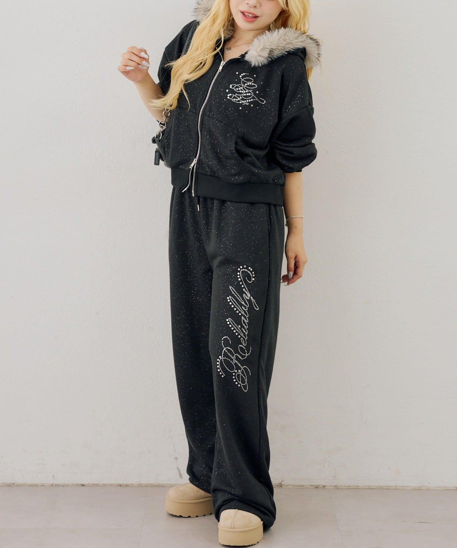 NICE CLAUP / OLIVE des OLIVE OUTLET(ナイスクラップ  / オリーブ デ オリーブ アウトレット) 【ANOTHER BRANCH】フェイクファー付パーカーセット