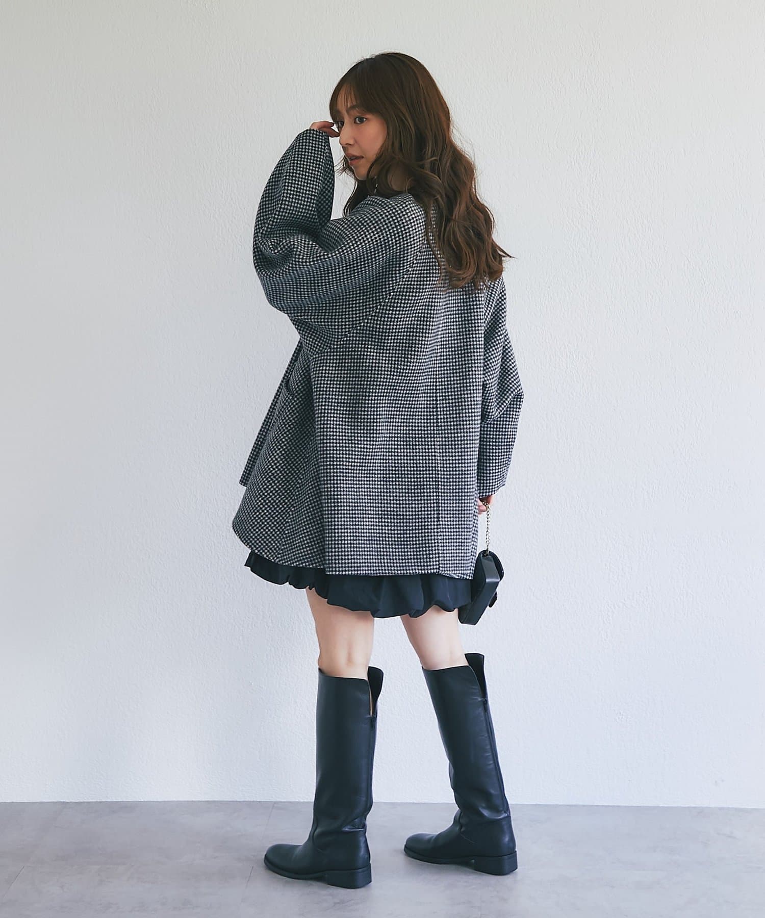 La boutique BonBon(ラブティックボンボン) タフタバルーンminiスカート