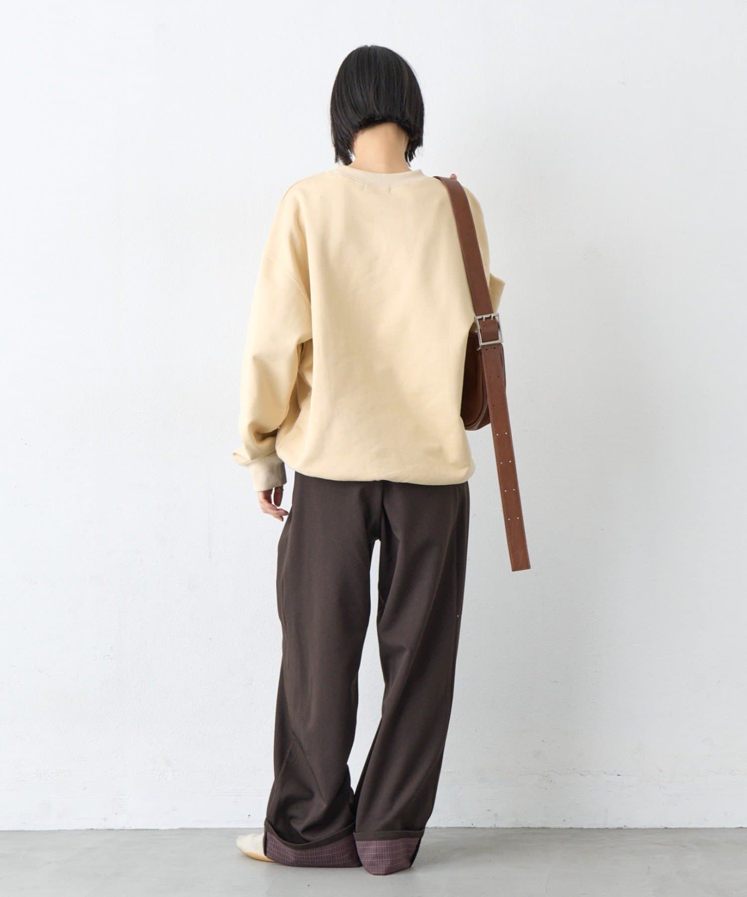 CIAOPANIC TYPY(チャオパニックティピー) 【UNISEX】チェック柄ロールアップスラックス