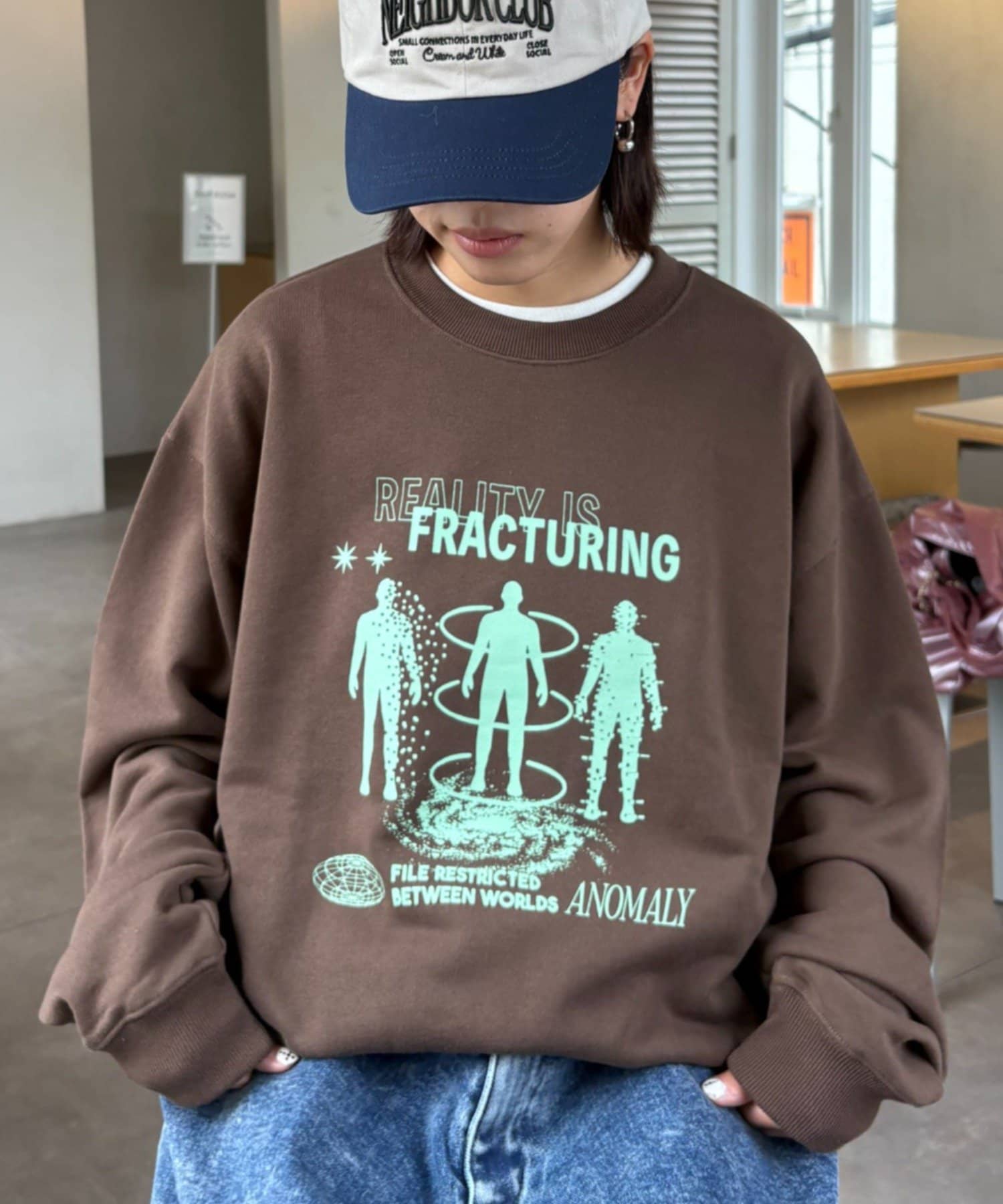 CIAOPANIC TYPY(チャオパニックティピー) ヒューマングラフィック裏毛スウェット