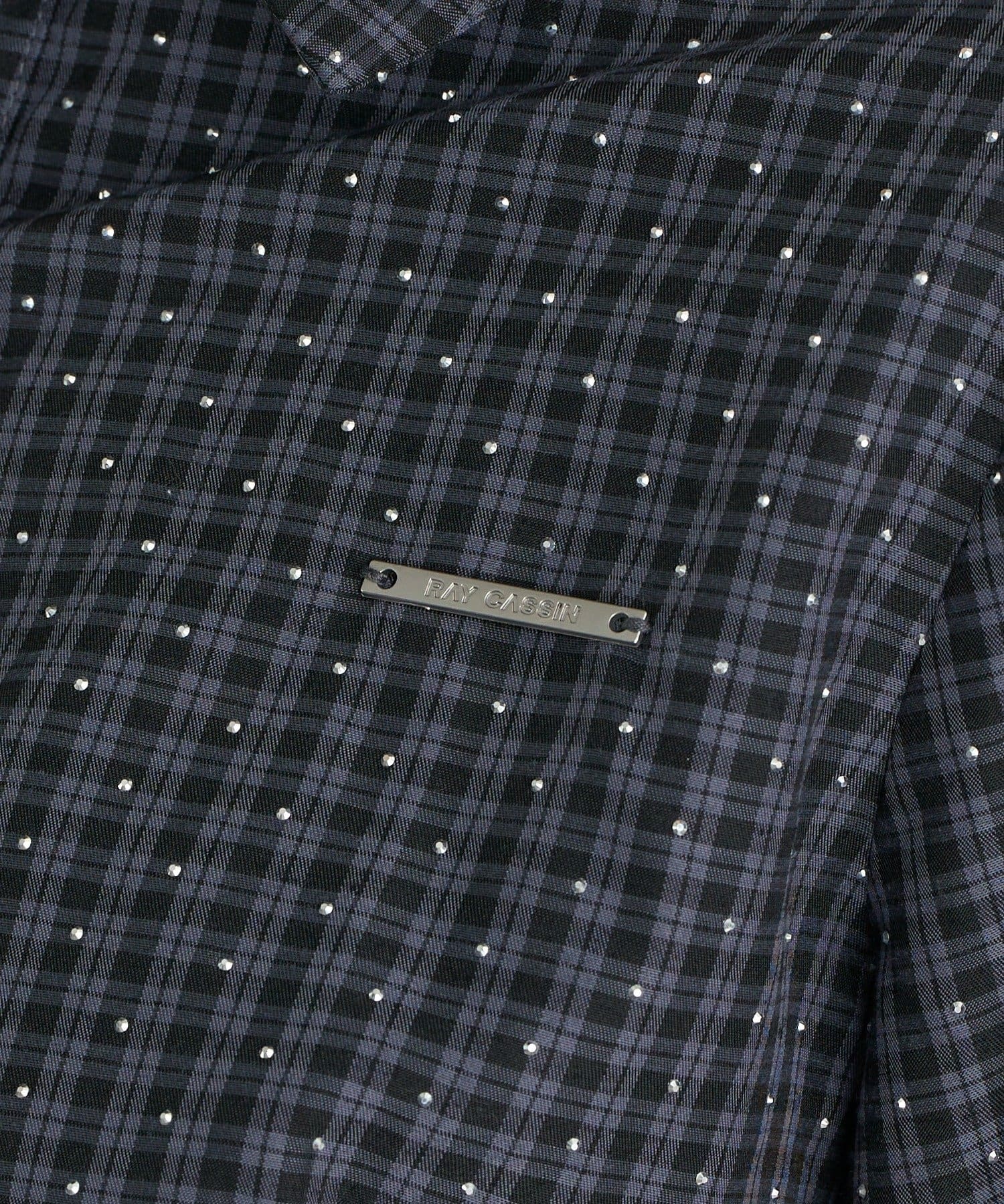 RAY CASSIN(レイカズン) 【大人気シャツの長袖Ver.】胸刺繍コンパクトシャツ