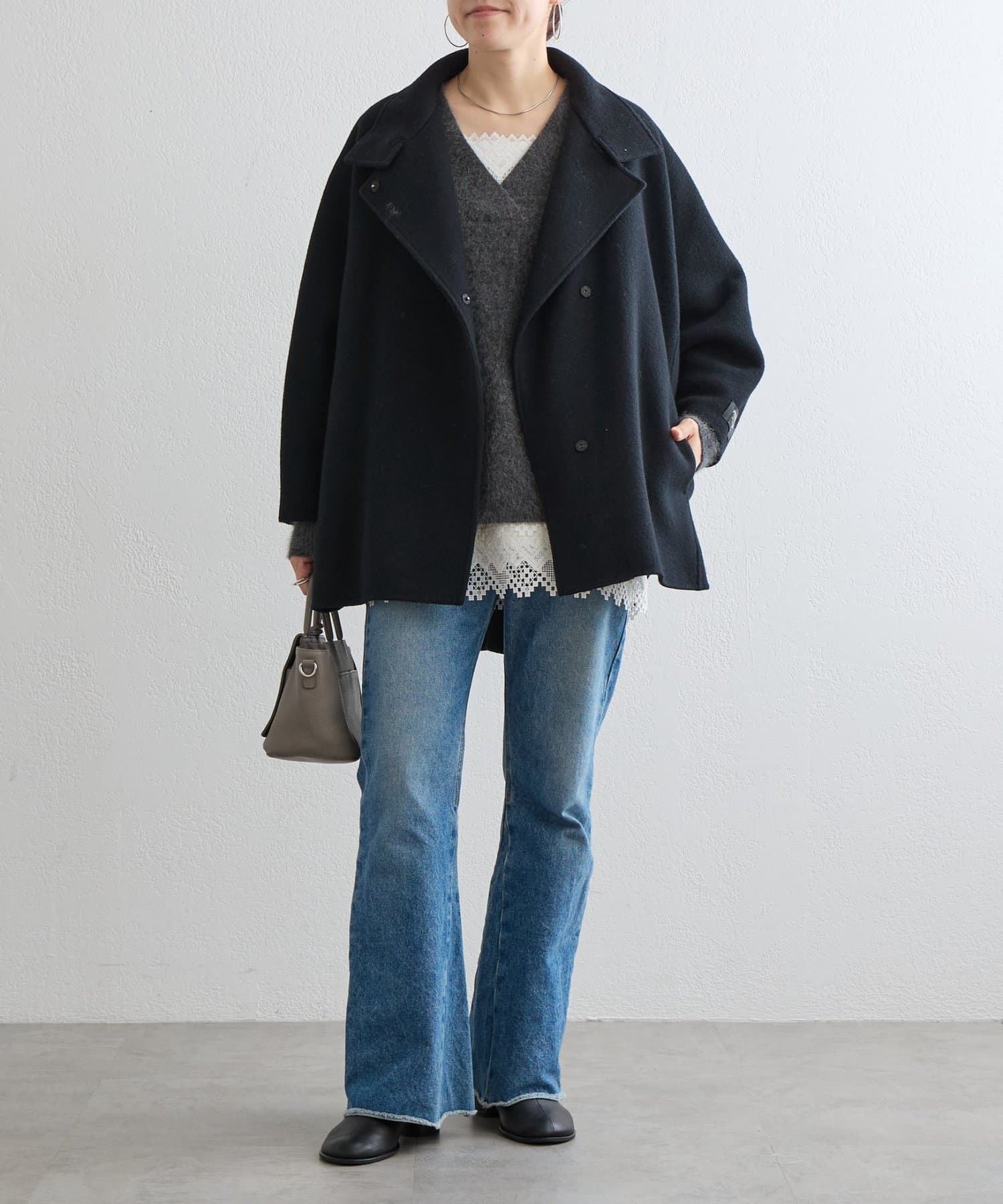 BEARDSLEY(ビアズリー) 《9/19(土)12:00予約開始予定》FOXヤクVネックニット