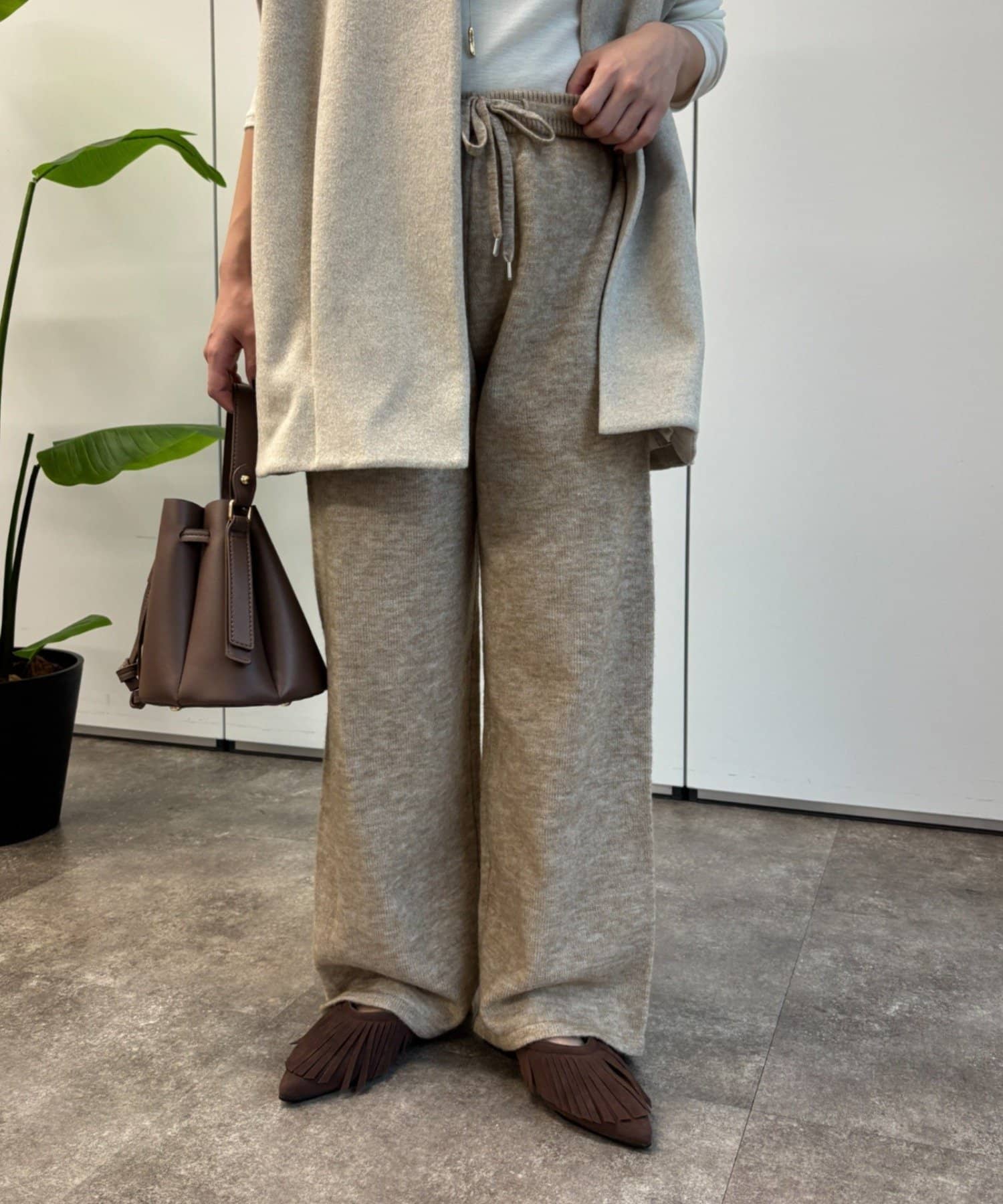 Jena　espace merveilleux(ジェナ　エスパスメルヴェイユ) ニットパンツ