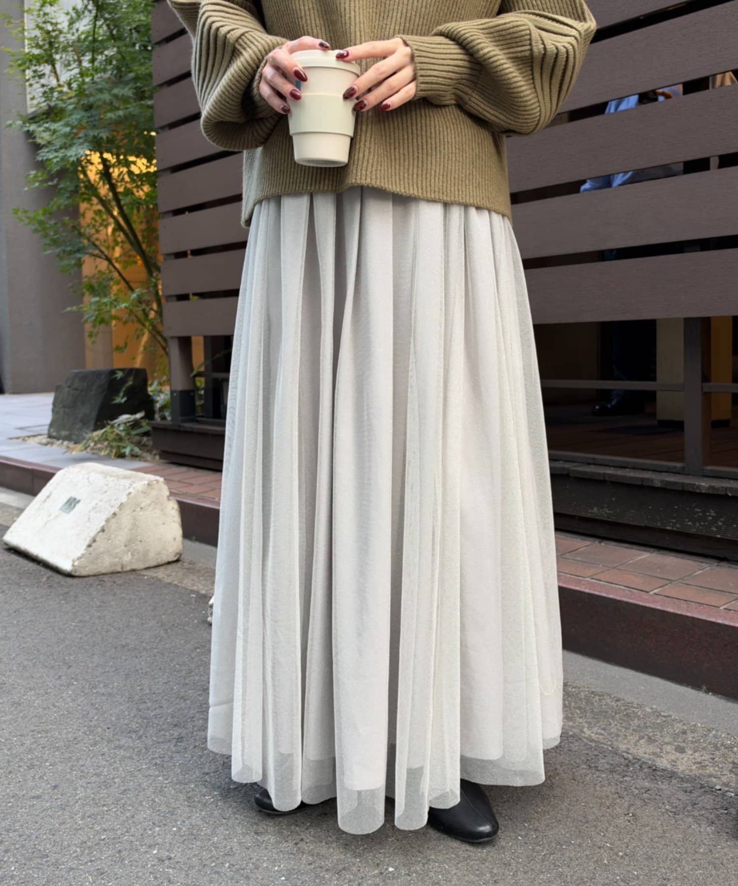 Jena　espace merveilleux(ジェナ　エスパスメルヴェイユ) ラメチュールスカート