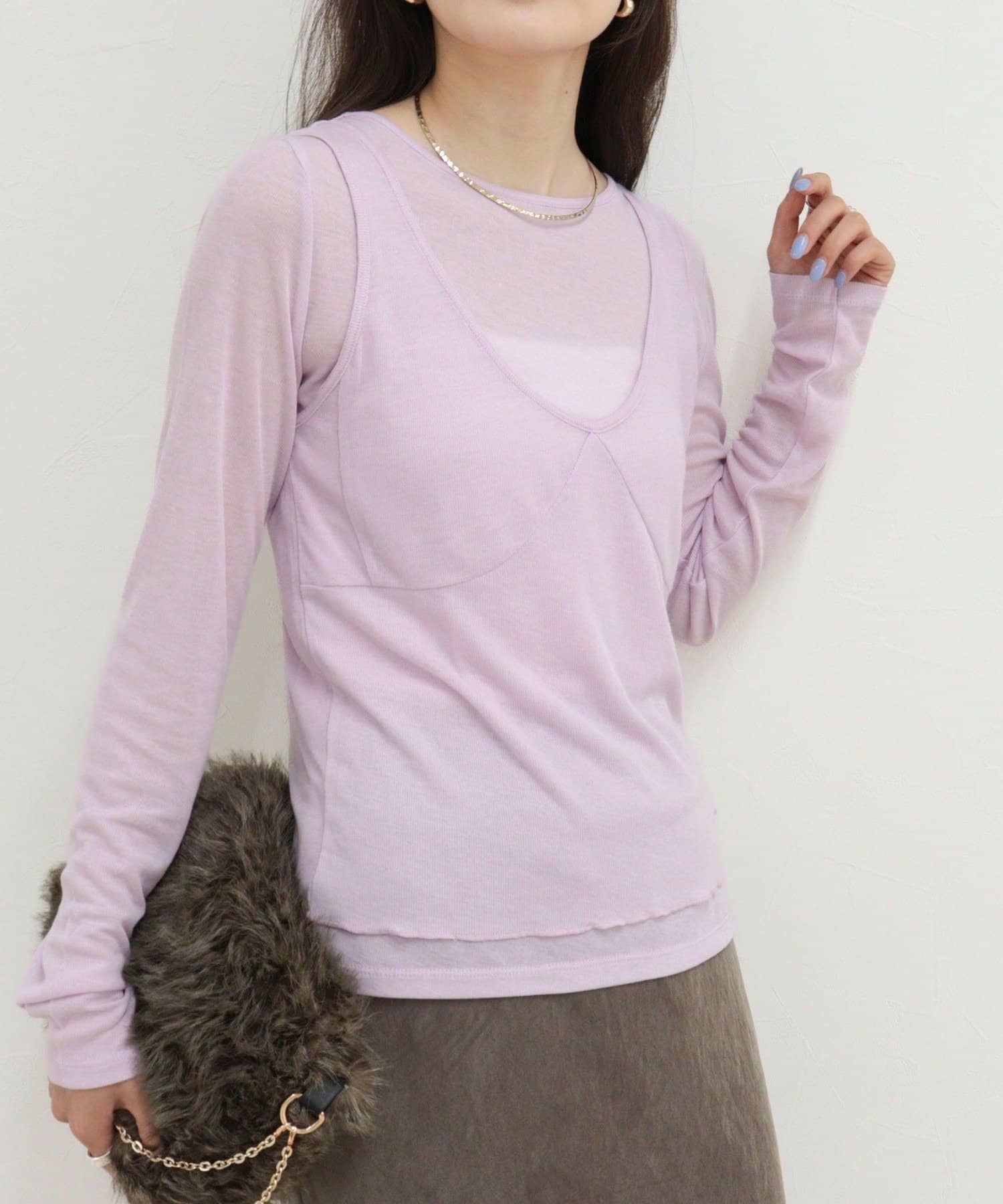 FREDY & GLOSTER(フレディ アンド グロスター) レイヤードタンクセットロンTシャツ