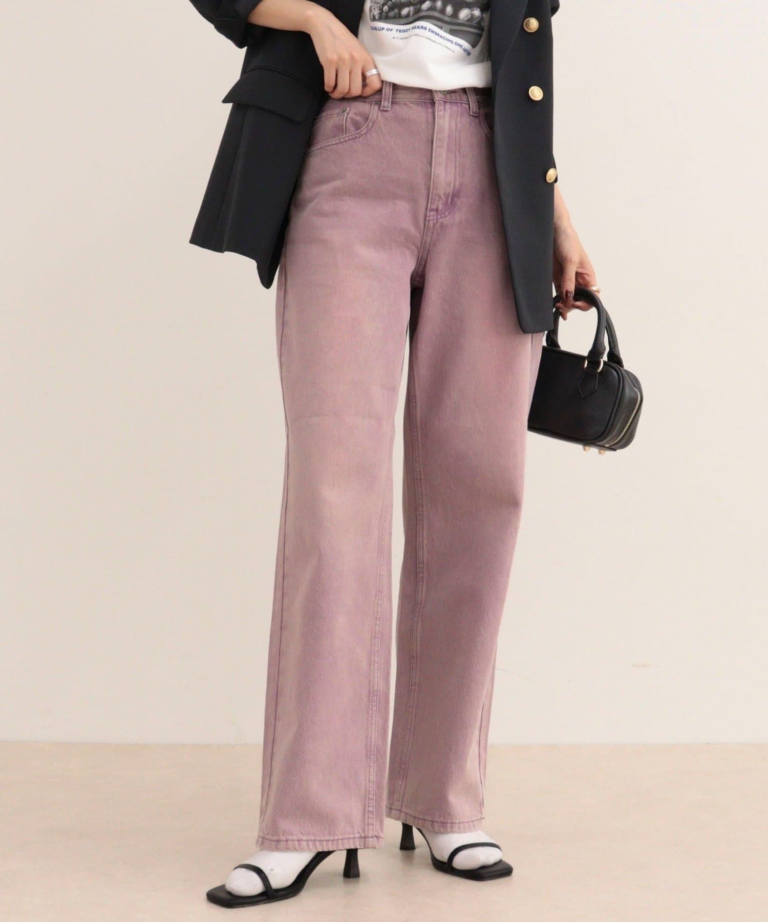FREDY & GLOSTER(フレディ アンド グロスター) Soft color straight Denim