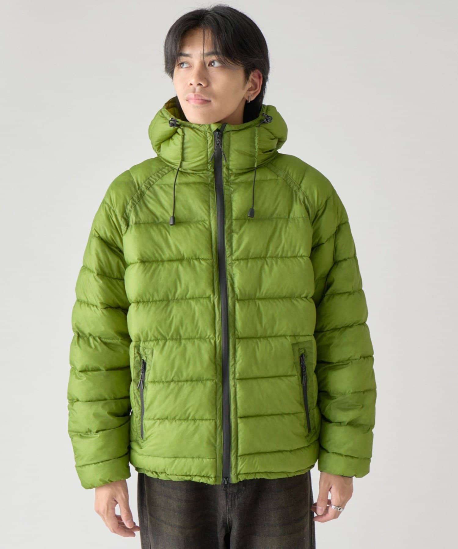 -goocy-(グーシー) シアーリップファイバーダウンフードジャケット