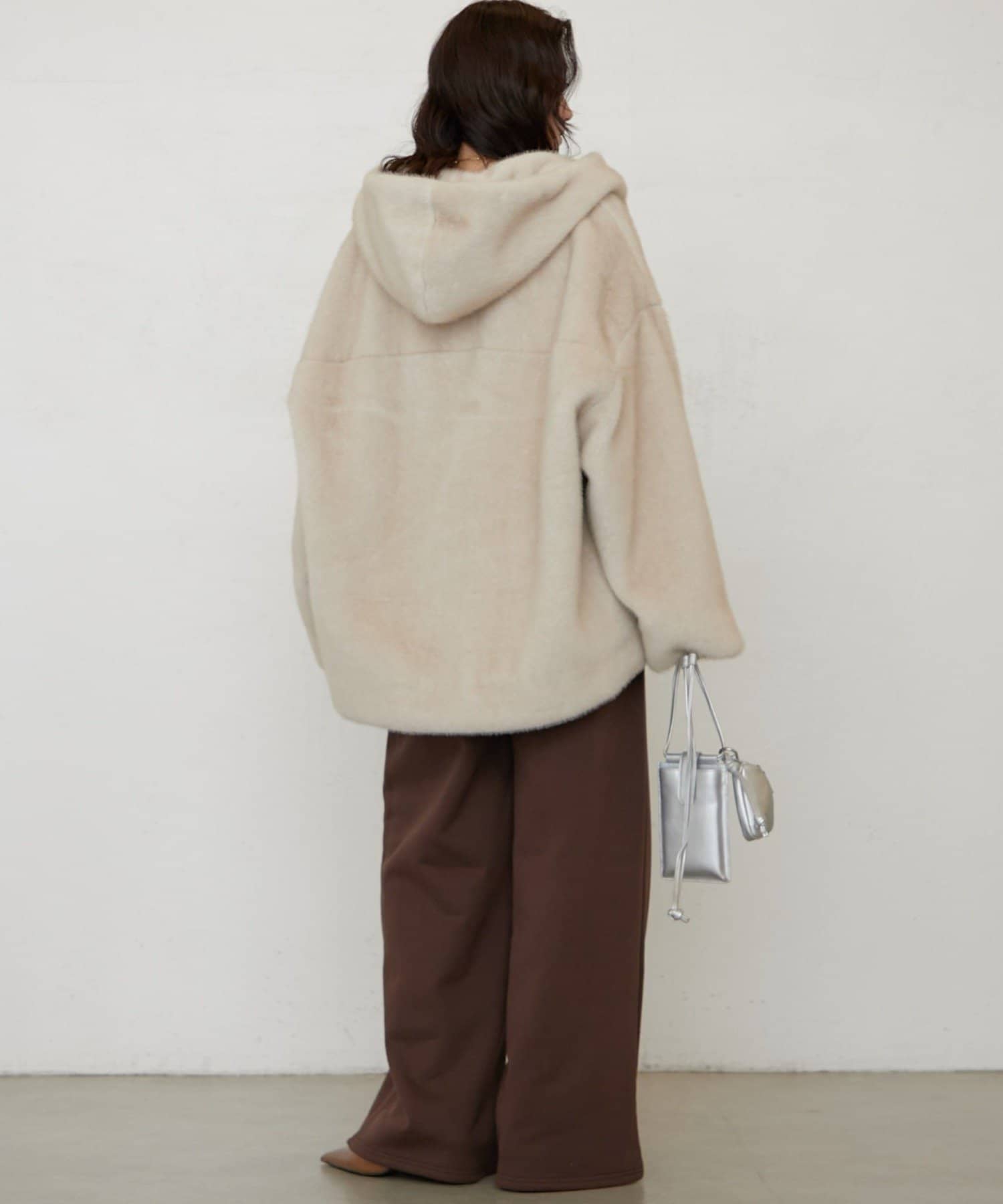 LOUNGEDRESS(ラウンジドレス) 《WEB限定/大人気アウターが再登場》フードフェイクファーブルゾン