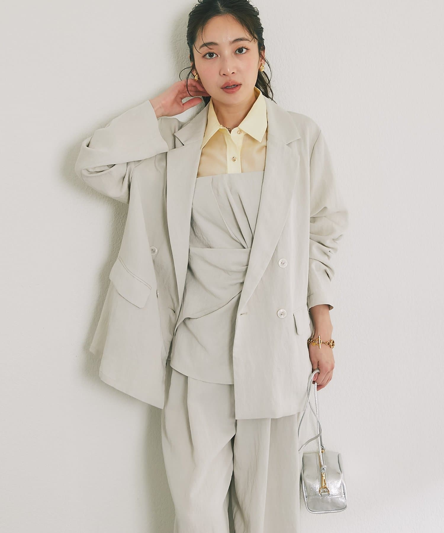 La boutique BonBon】キュプラ混ジャケット | OUTLET(アウトレット 