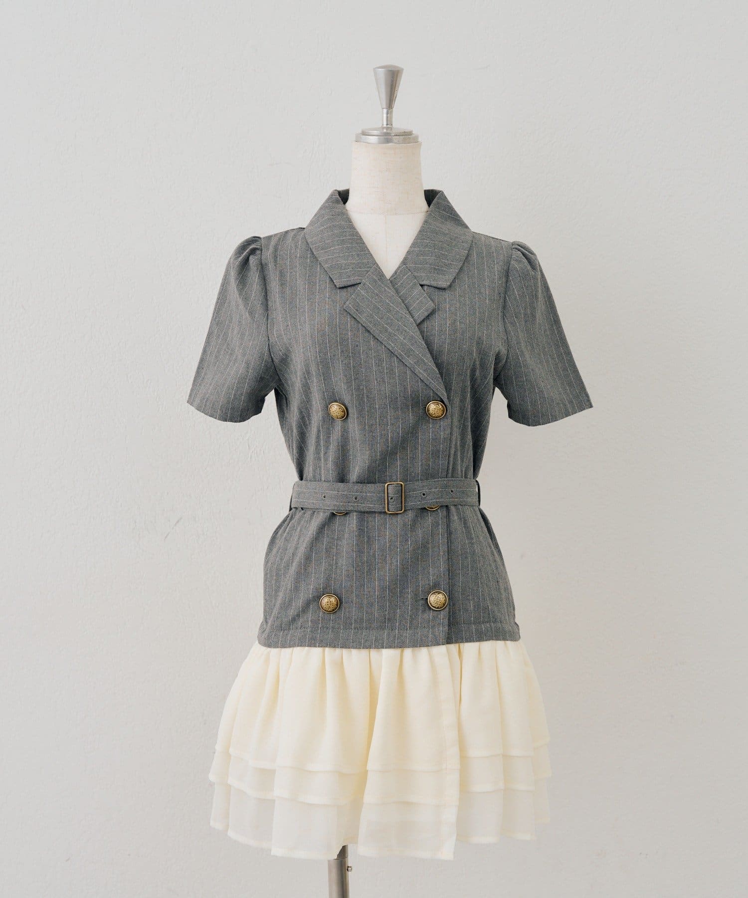 NICE CLAUP / OLIVE des OLIVE OUTLET(ナイスクラップ  / オリーブ デ オリーブ アウトレット) 【continuer】ドッキングテーラーワンピース