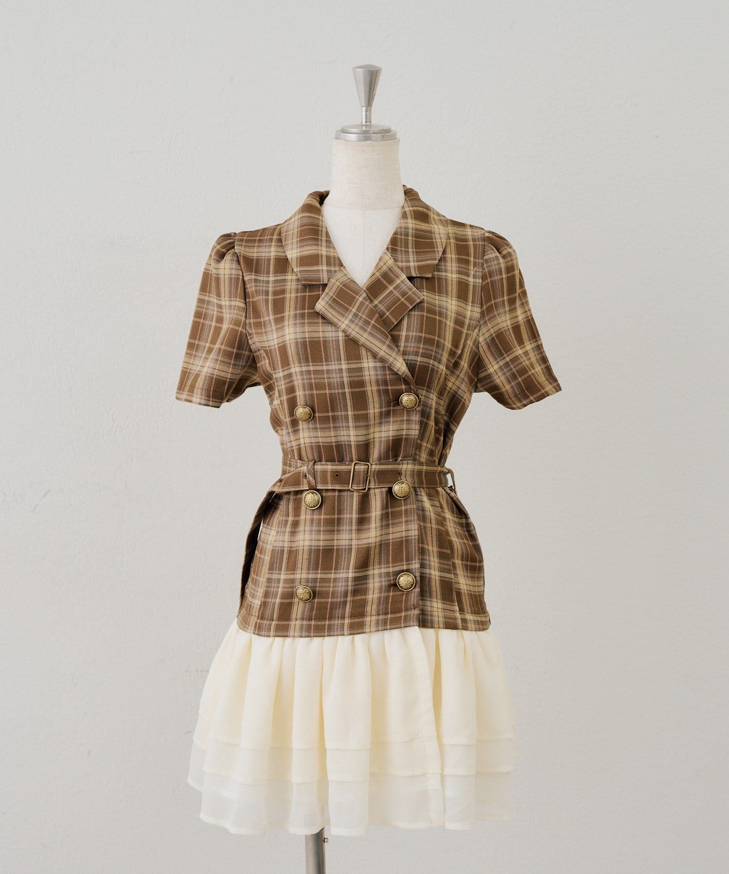 NICE CLAUP / OLIVE des OLIVE OUTLET(ナイスクラップ  / オリーブ デ オリーブ アウトレット) 【continuer】ドッキングテーラーワンピース