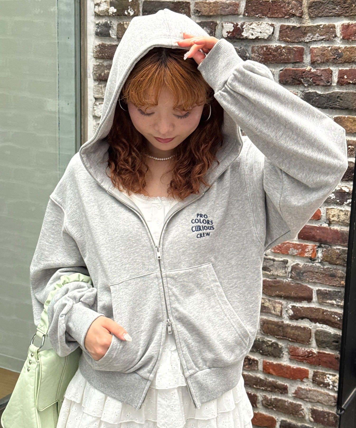 CIAOPANIC(チャオパニック) ピグメント刺繍ダブルジップフーディー / パーカー