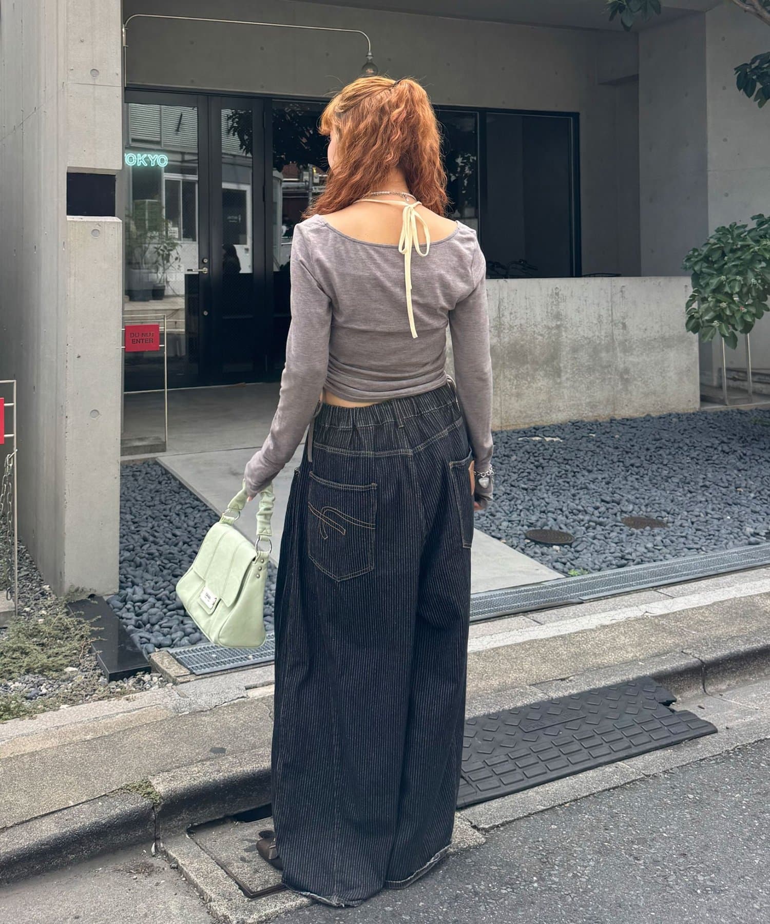 CIAOPANIC(チャオパニック) フェイクレイヤードホルターデザイントップス