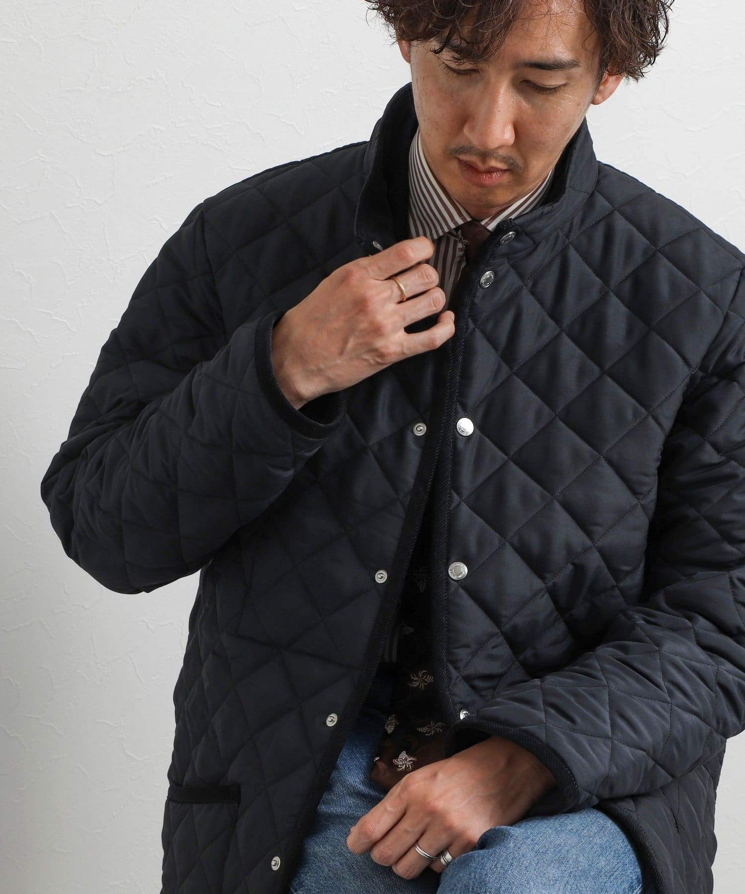 NOLLEY'S(ノーリーズ) 【Traditional Weatherwear】別注 WAVERLY STAND スタンドカラーキルティングジャケット 26AW