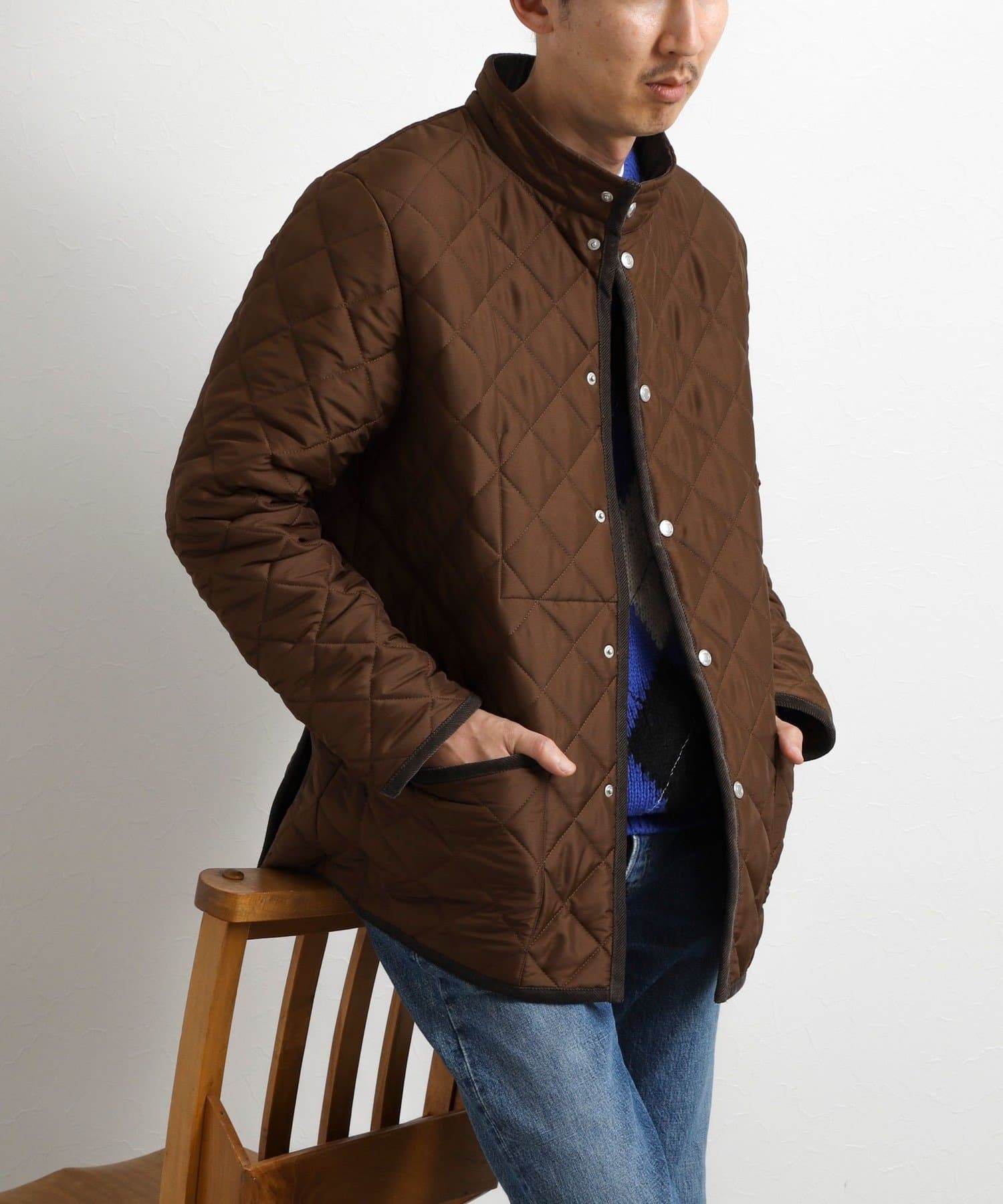 NOLLEY'S(ノーリーズ) 【Traditional Weatherwear】別注 WAVERLY STAND スタンドカラーキルティングジャケット 26AW