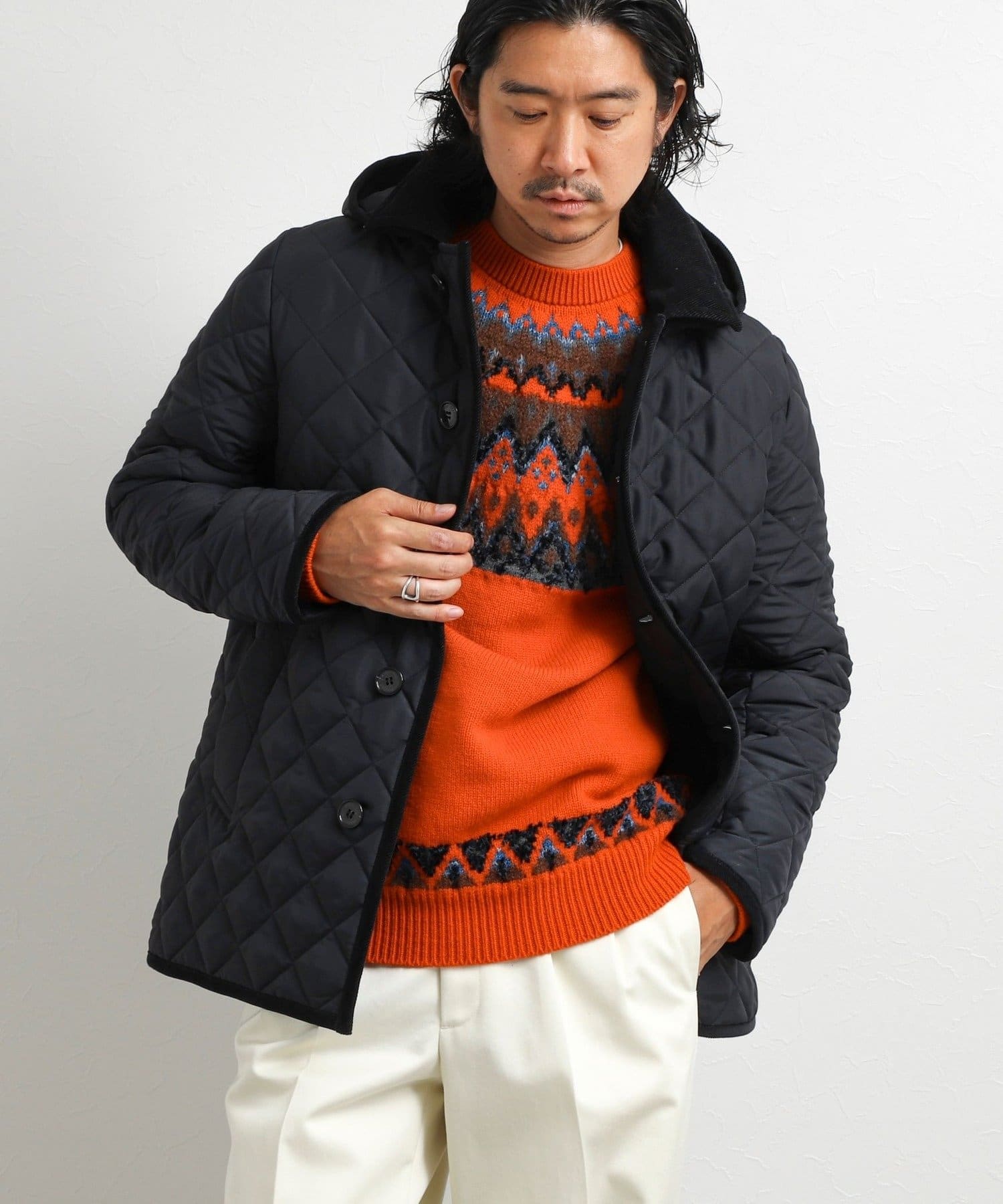 NOLLEY'S(ノーリーズ) 【Traditional Weatherwear】別注 DERBY MIDDLE キルティングジャケット 26AW