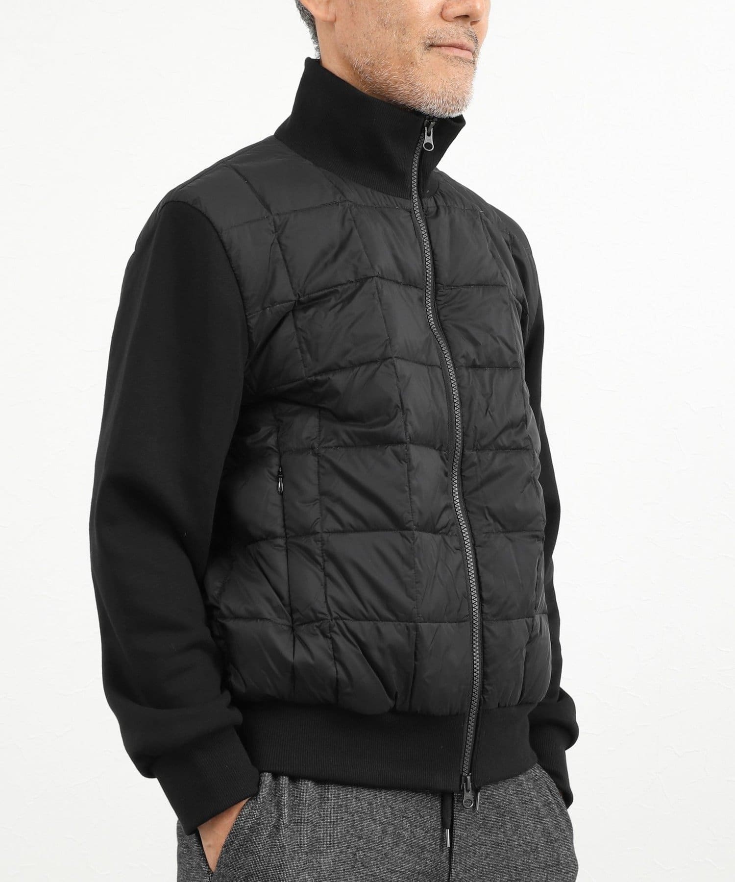 NOLLEY'S(ノーリーズ) 【TAION/タイオン】別注 スウェットコンビ ハイネックダウンJK 26AW