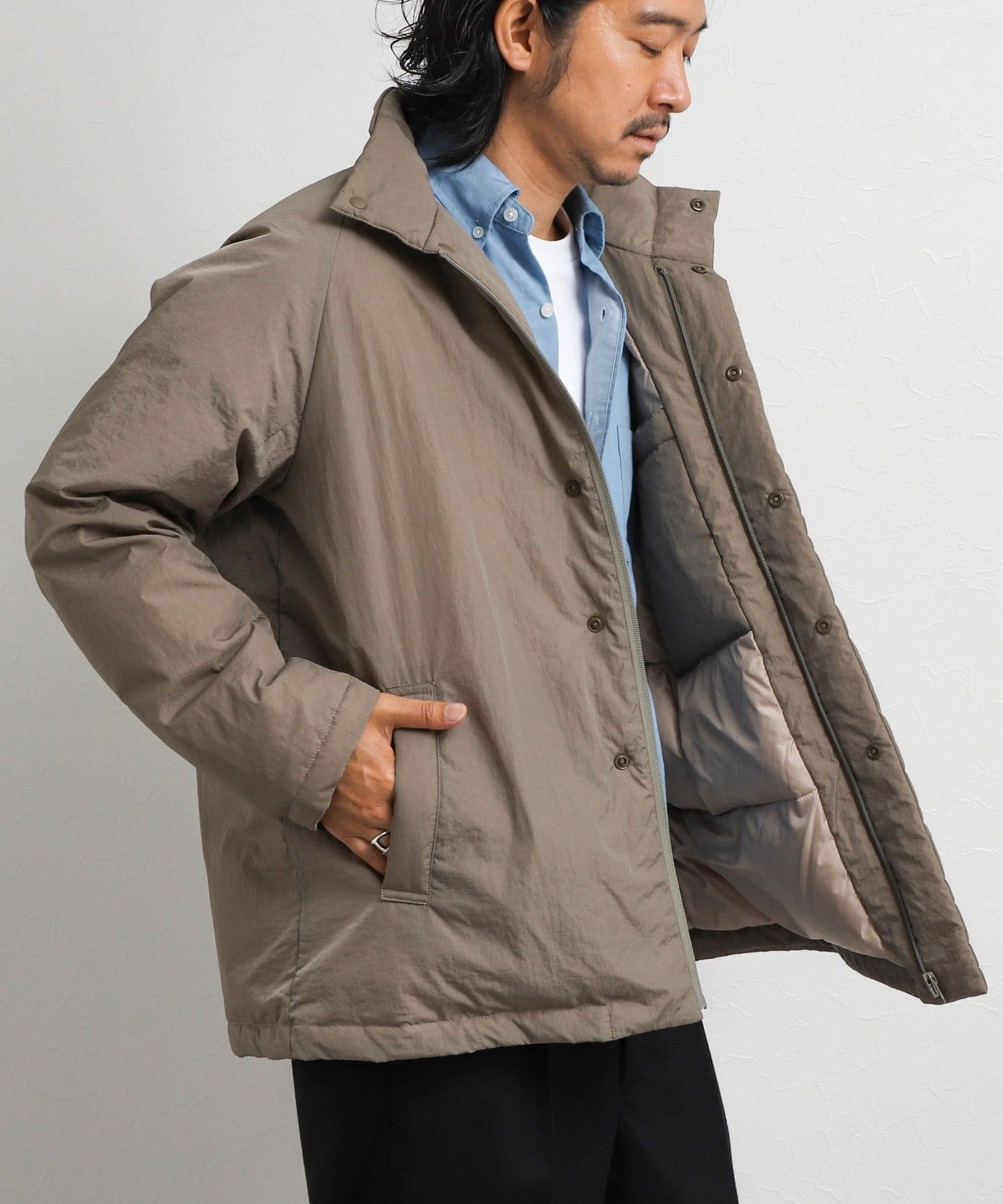 NOLLEY'S(ノーリーズ) 【TAION/タイオン】別注 スタンドダウンミドル 26AW