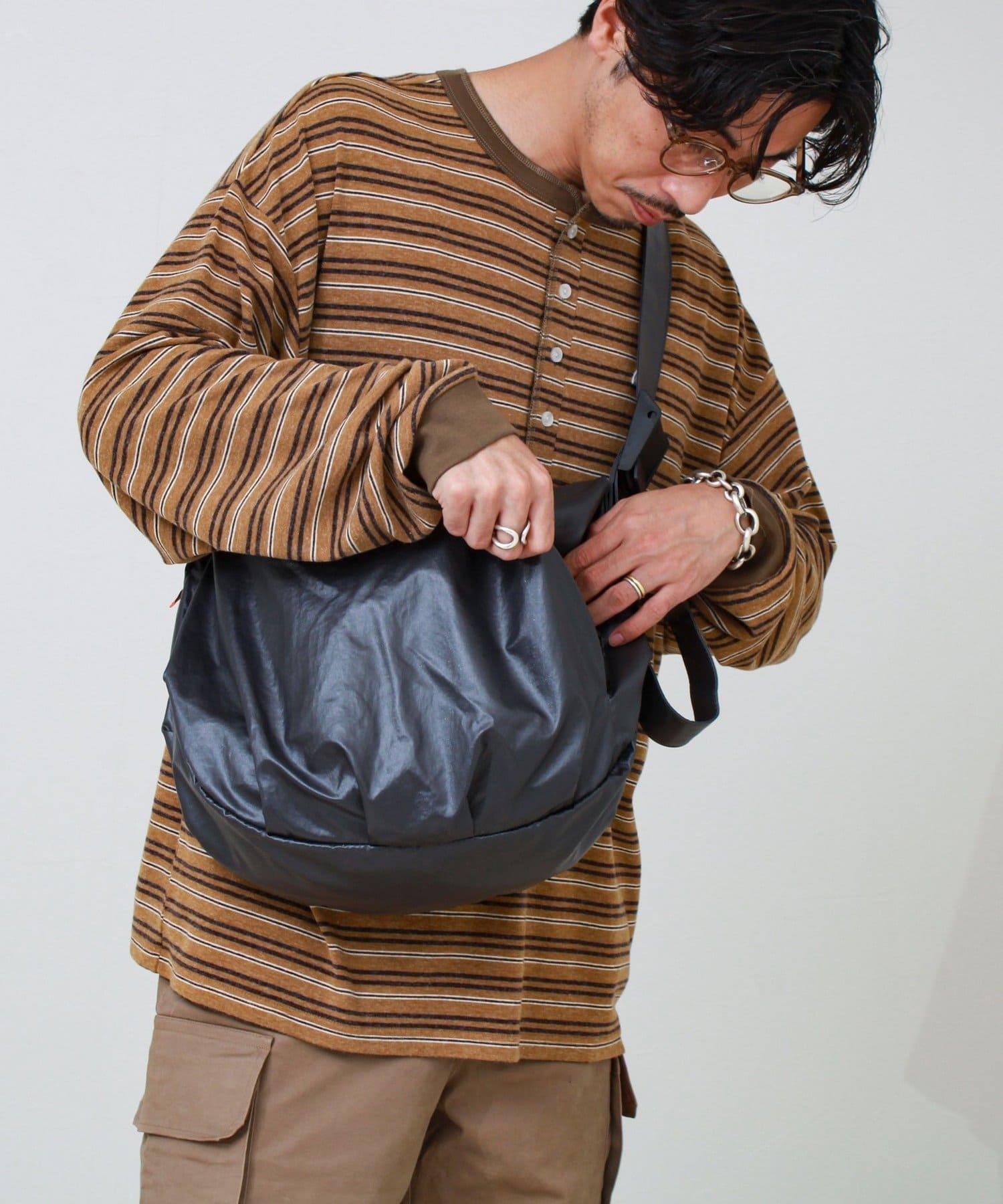 FREDY & GLOSTER(フレディ アンド グロスター) 【UNIVERSAL OVERALL】Surplus HOBO ショルダーバッグ