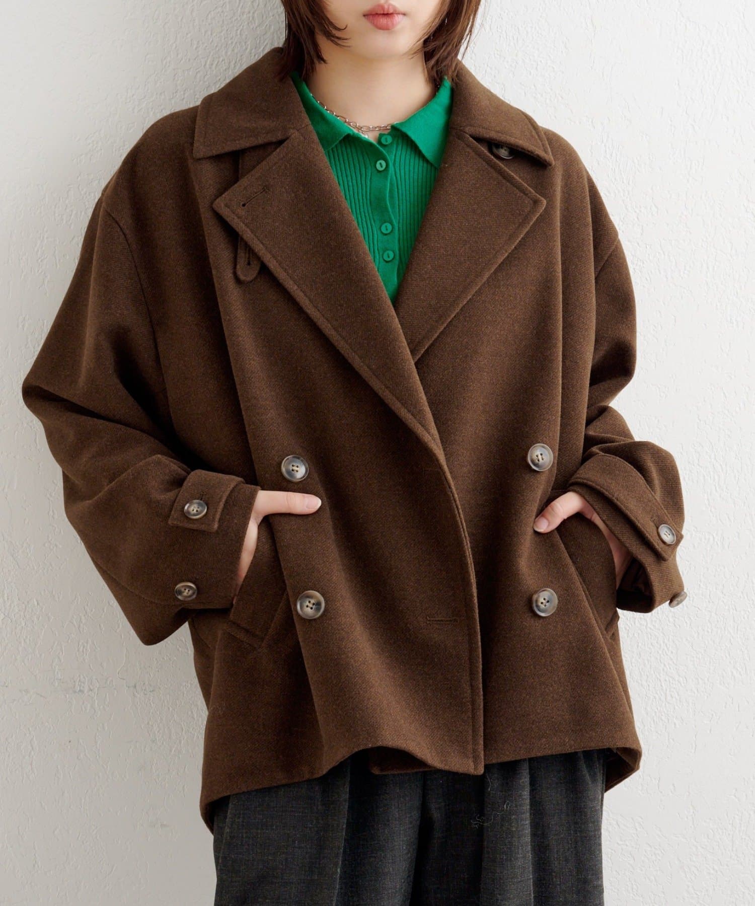 OUTLET(アウトレット) 【Kastane】B コクーンテーラードコート