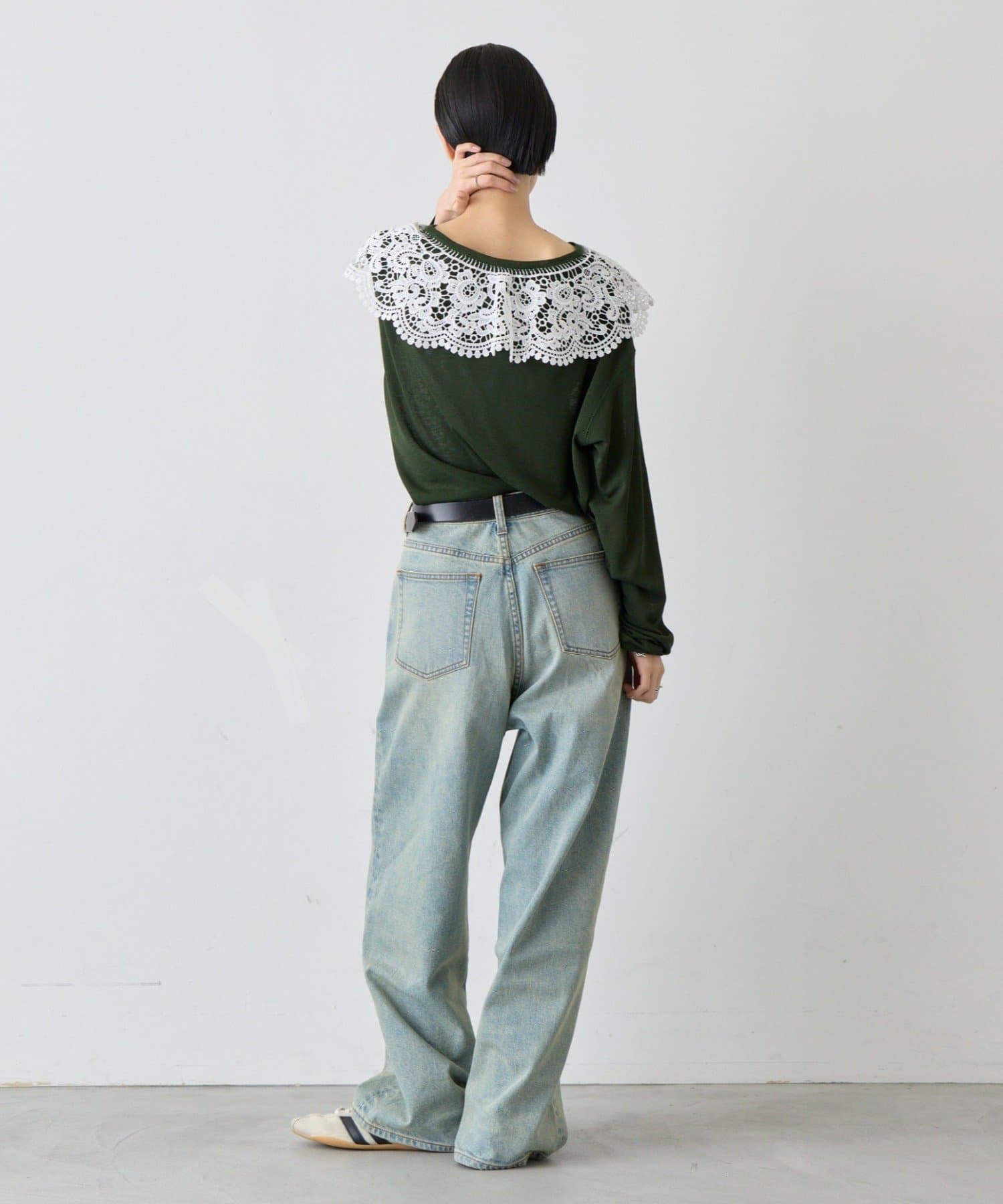 CIAOPANIC TYPY(チャオパニックティピー) ∴ビッグレースカラードッキングシアーTee