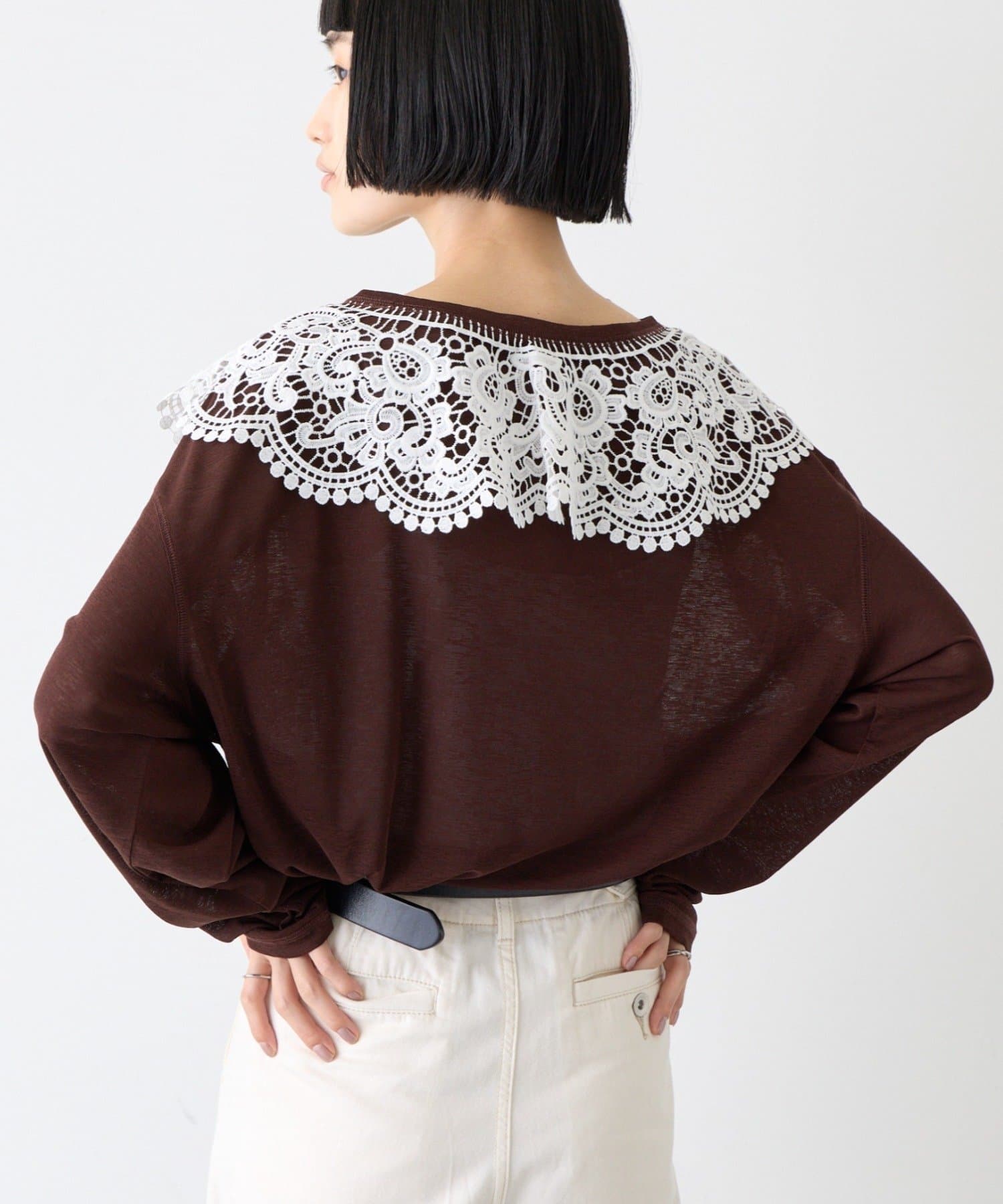 CIAOPANIC TYPY(チャオパニックティピー) ∴ビッグレースカラードッキングシアーTee