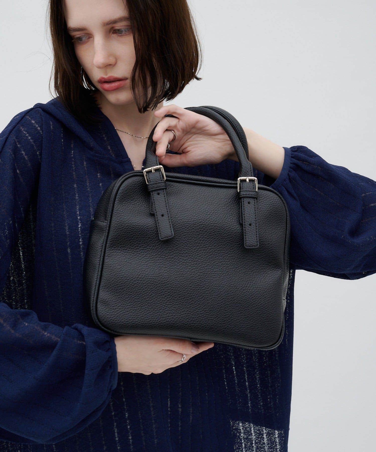 ZOZO限定】アソート素材ベルトデザインボストンBAG | CIAOPANIC TYPY