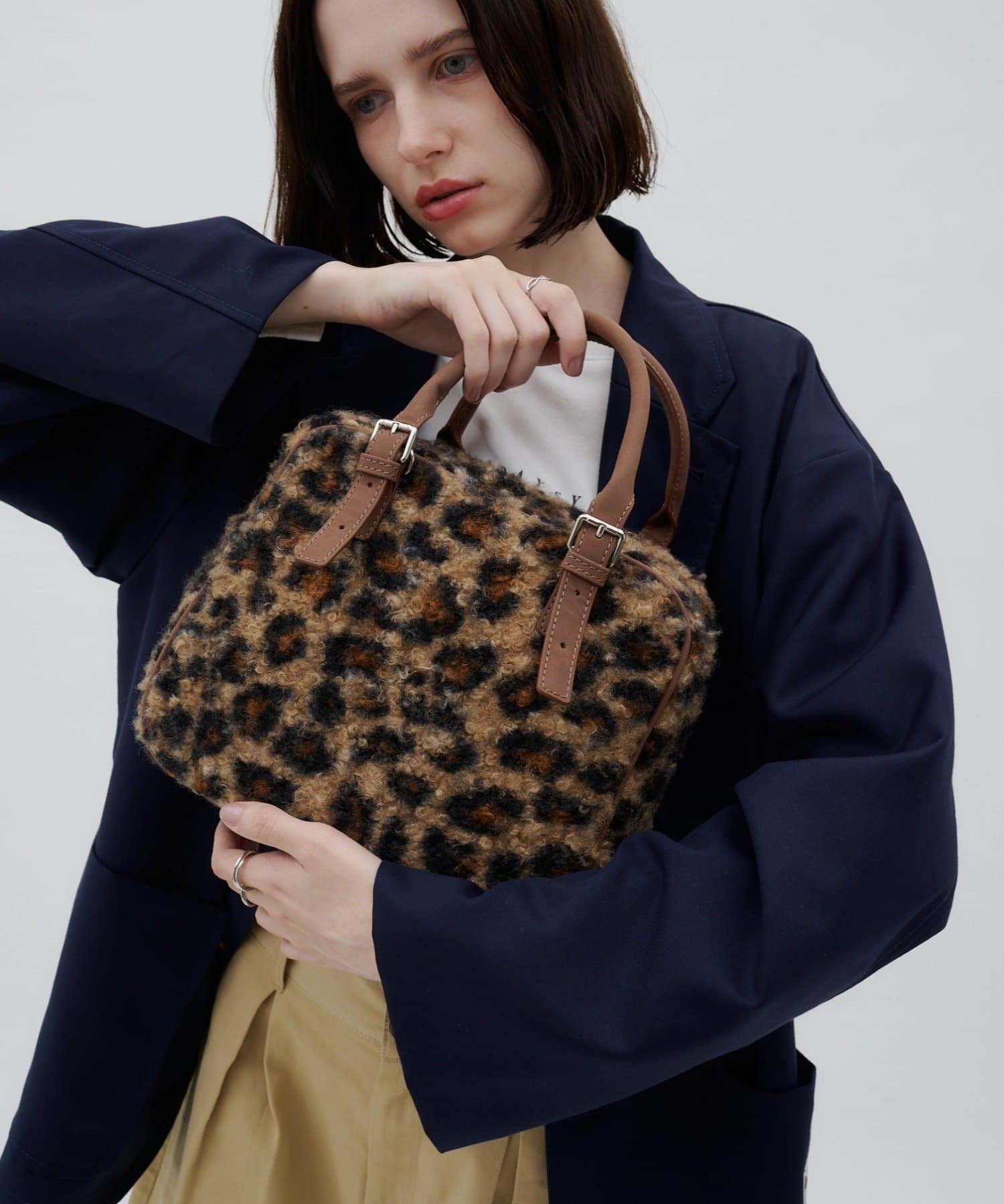 ZOZO限定】アソート素材ベルトデザインボストンBAG | CIAOPANIC TYPY