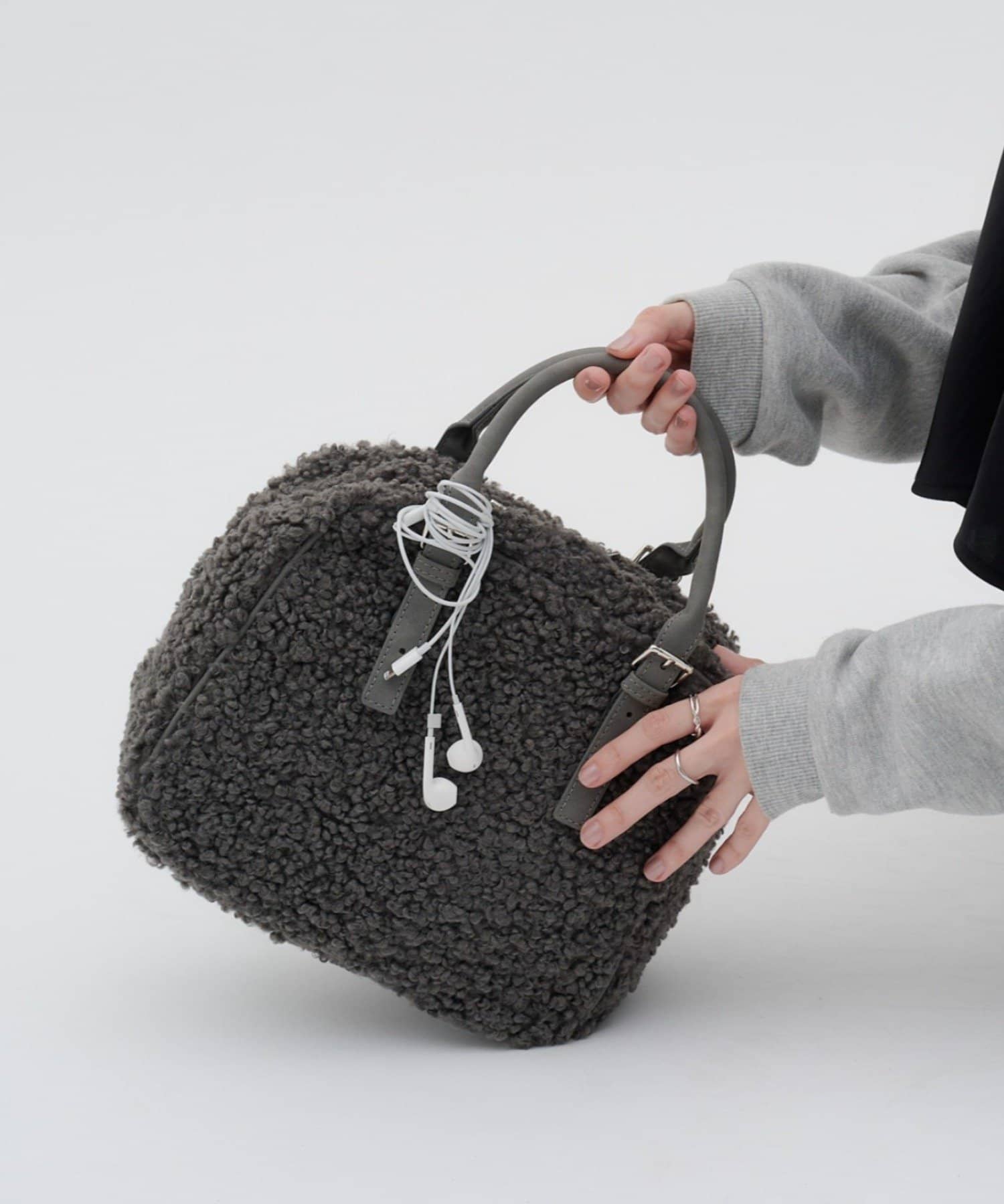 ZOZO限定】アソート素材ベルトデザインボストンBAG | CIAOPANIC TYPY