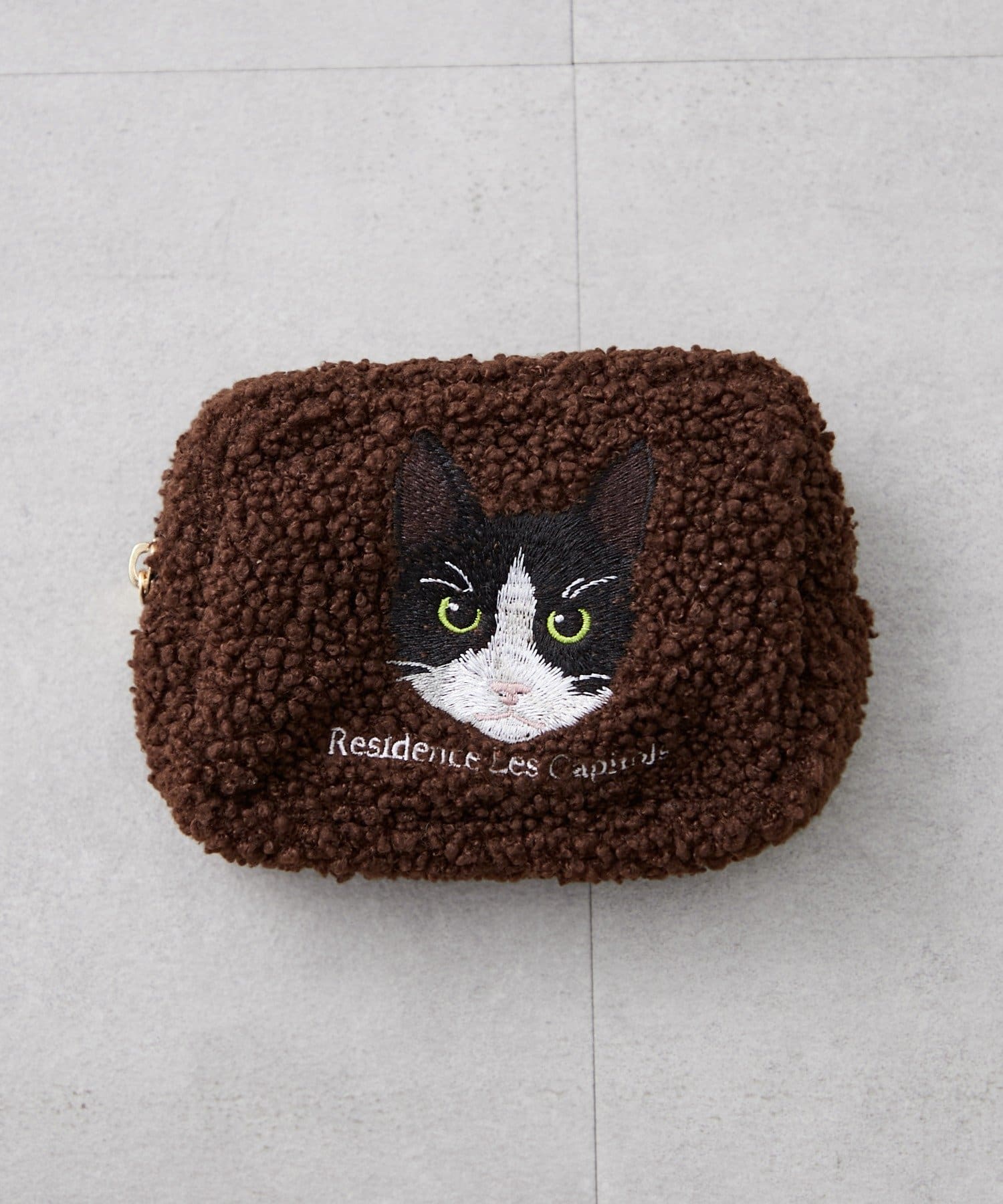 Remind me and forever(リマインドミーアンドフォーエバー) 【人気シリーズ！】アニマルボア刺繍ポーチ