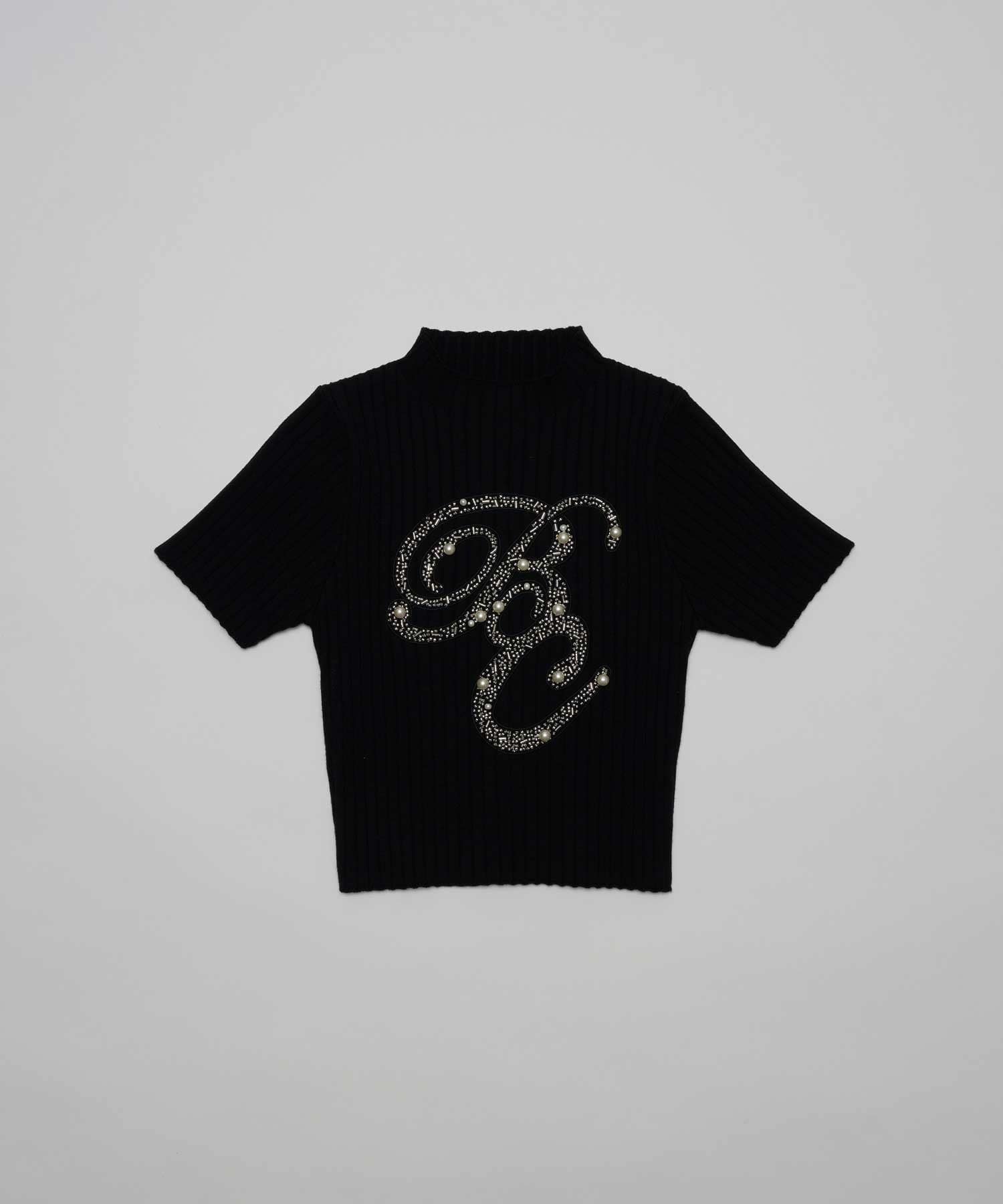 Belle Charme(ベルシャルム) BC Bijou Logo Rib Knit