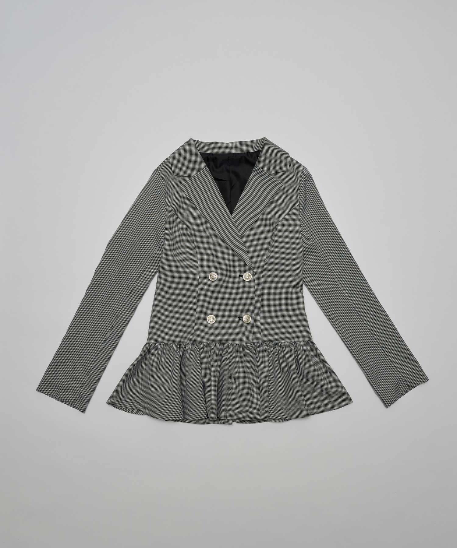 Belle Charme(ベルシャルム) Double Button Peplum Jacket